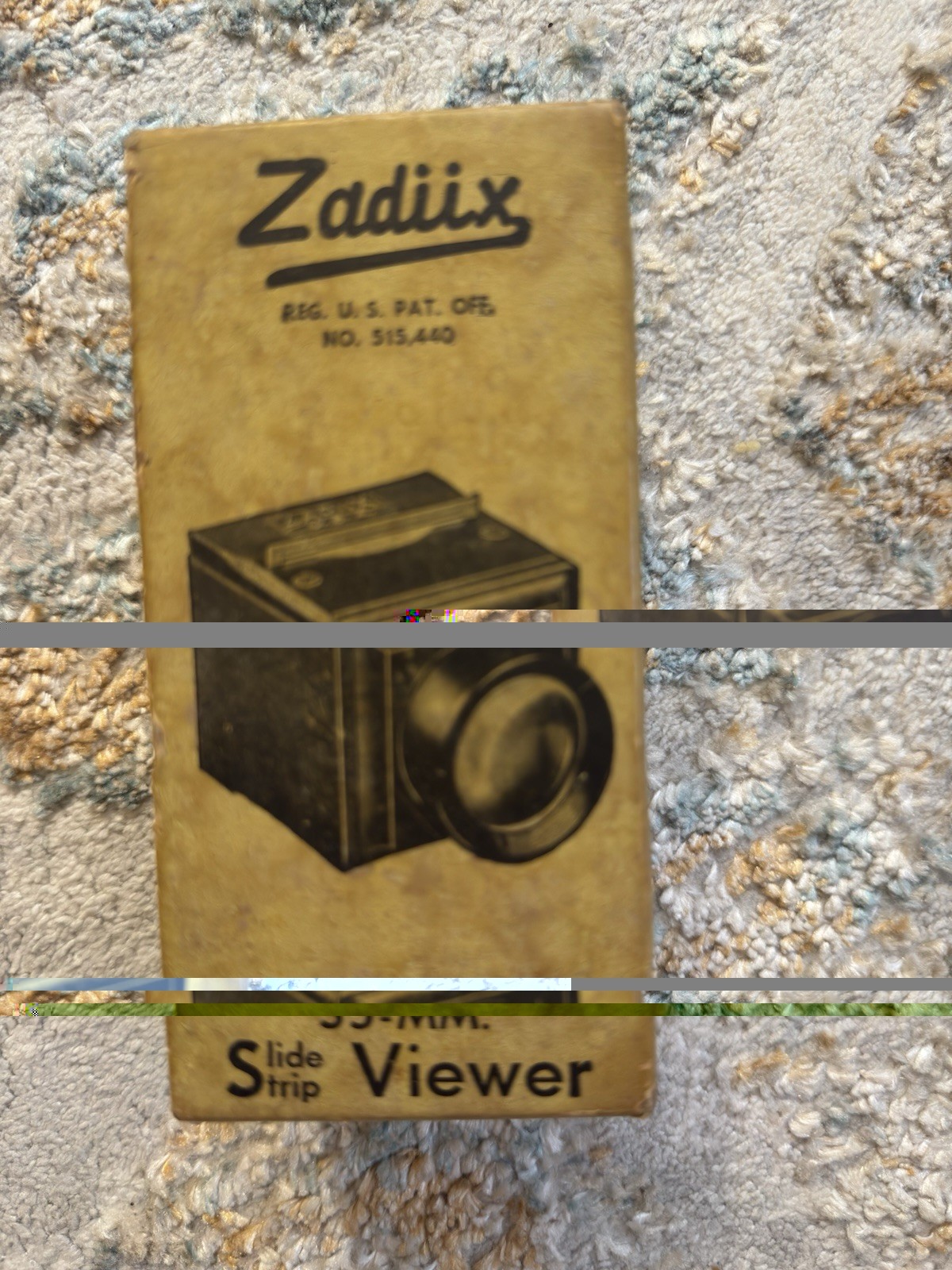 VINTAGE Zadiix 35mm Slide Strip Viewer - Royal De-Luxe Made of Bakelite in Box