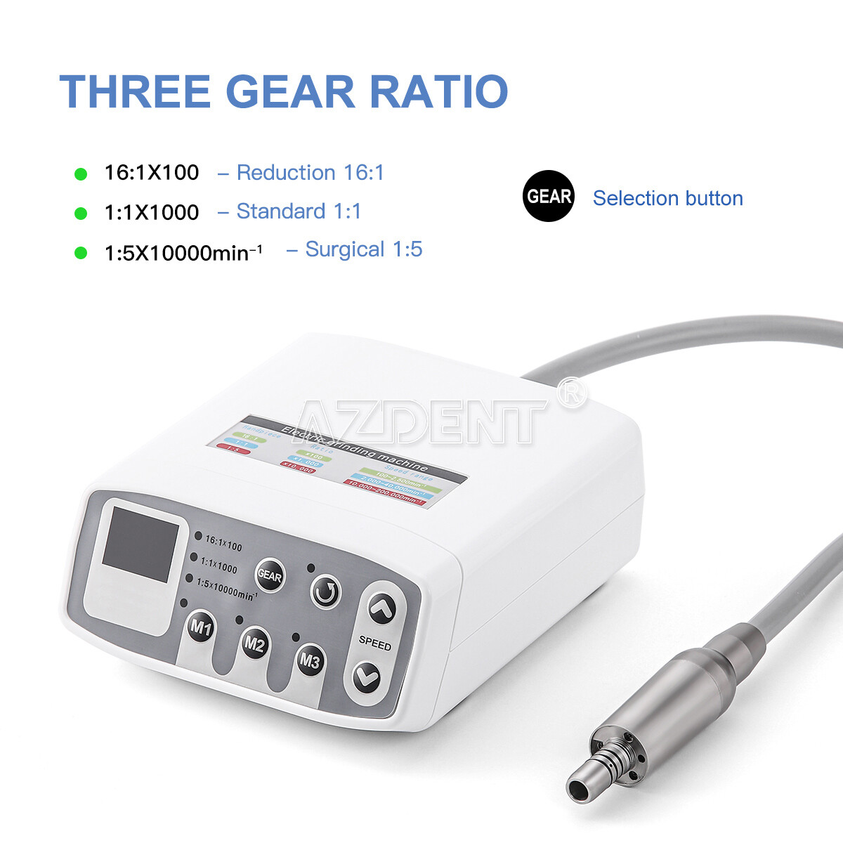 NSK Style Dental Brushless LED Electric Micro Motor 1:1/1:5 Increasing Handpiece