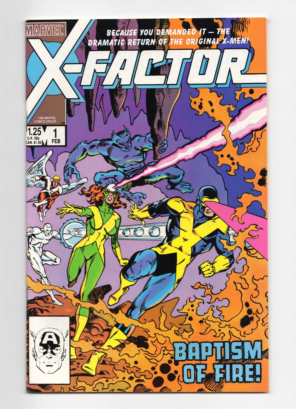 X-Factor #1 NM+ 1st Team Appearance 1986 Marvel Comics