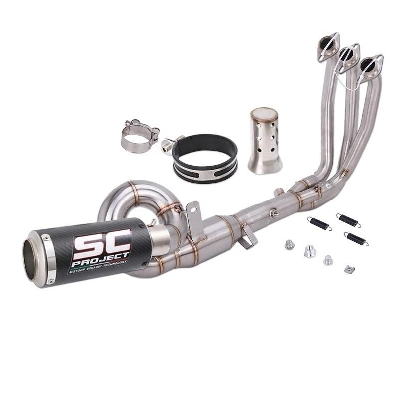 675SS Full System for CF-Moto 675SR 675NK 2024-2026 Header Pipe Exhaust Muffler