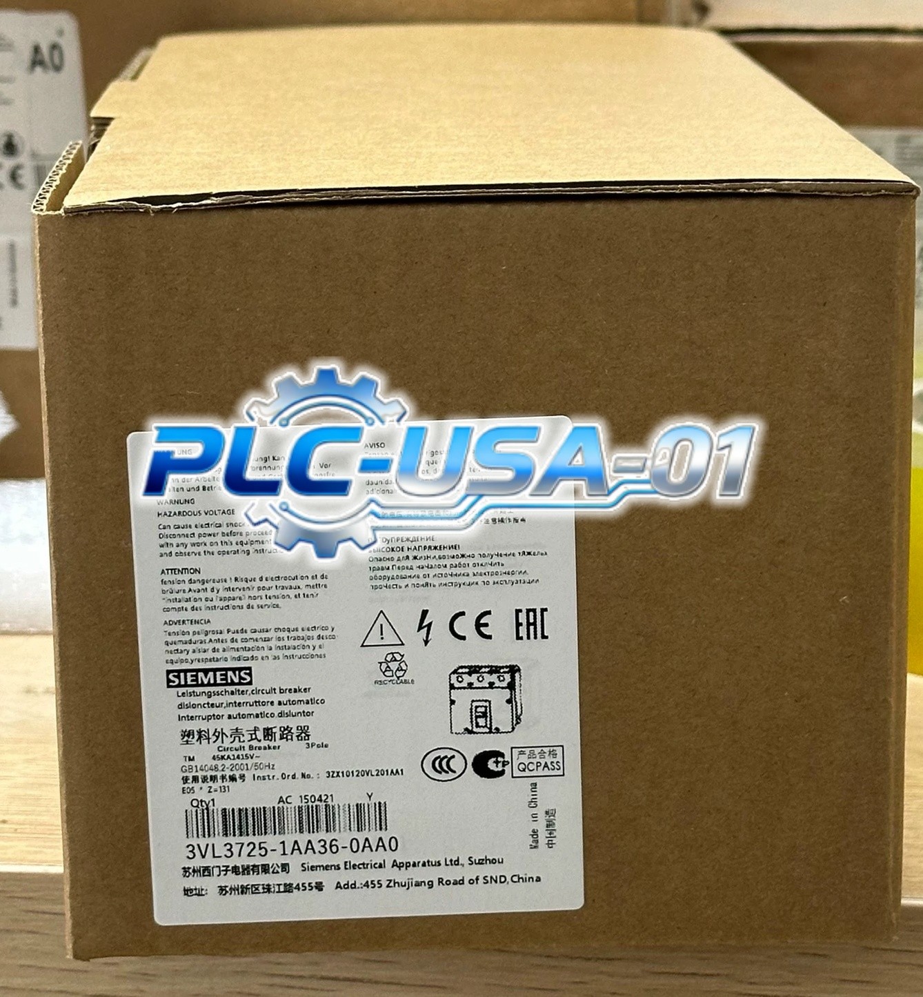 1PCS New Siemens 3VL3725-1AA36-0AA0 Circuit Breaker 3VL3725-1AA36-0AA0 Fast ship