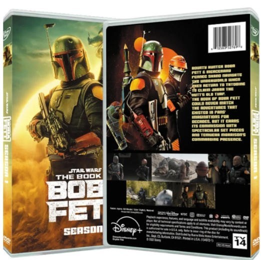 Star Wars The Book of Boba Fett: TV Series Season 1 DVD 2-Disc Star Wars The Book of Boba Fett: TV Series Season 1 DVD 2-Disc