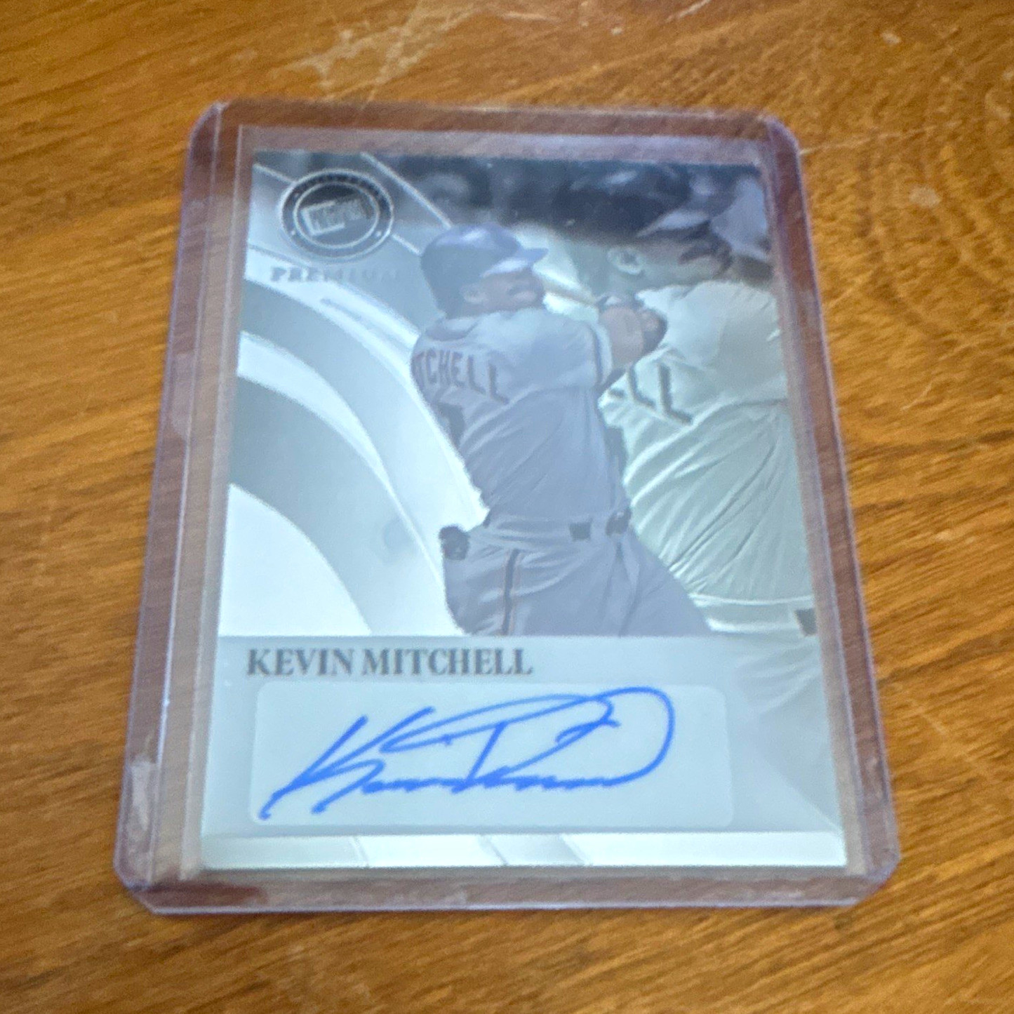 2021 Leaf Premium Autographs Kevin Mitchell Giants Auto RA-KM1 15/49