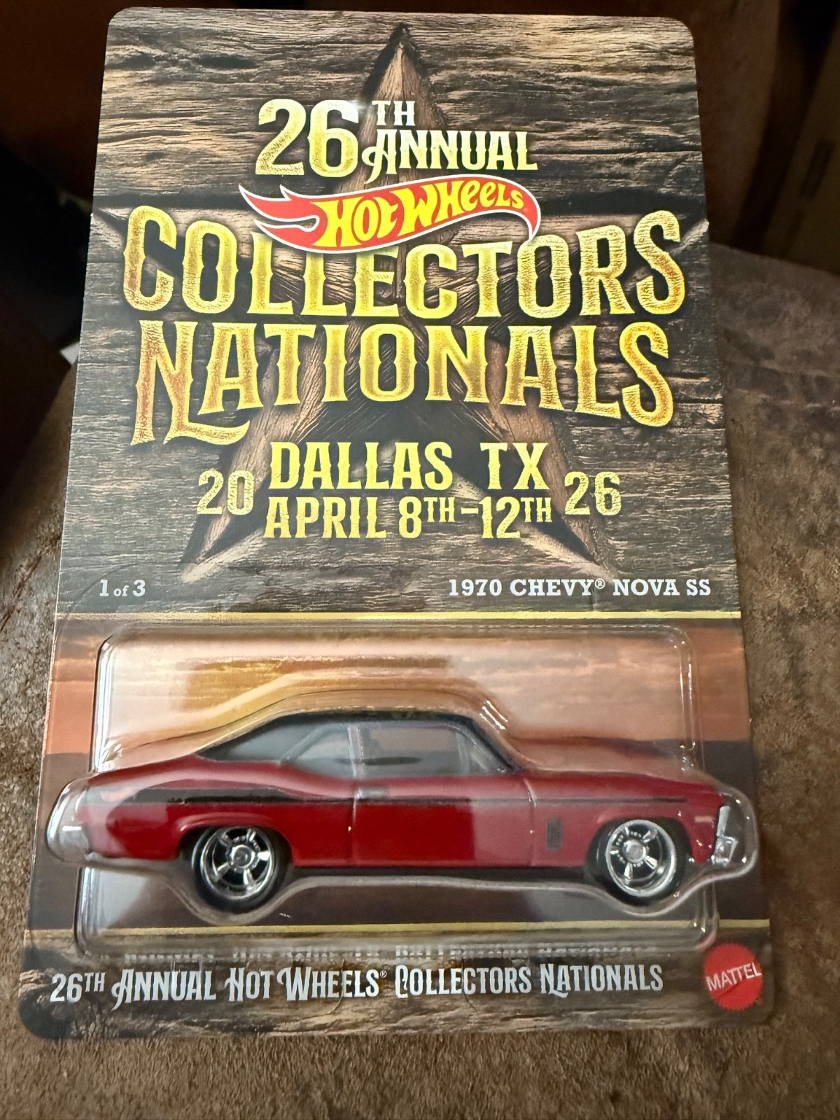2026 Hot Wheels 26th Collectors Nationals ’70 Chevy Nova SS #6044/6200