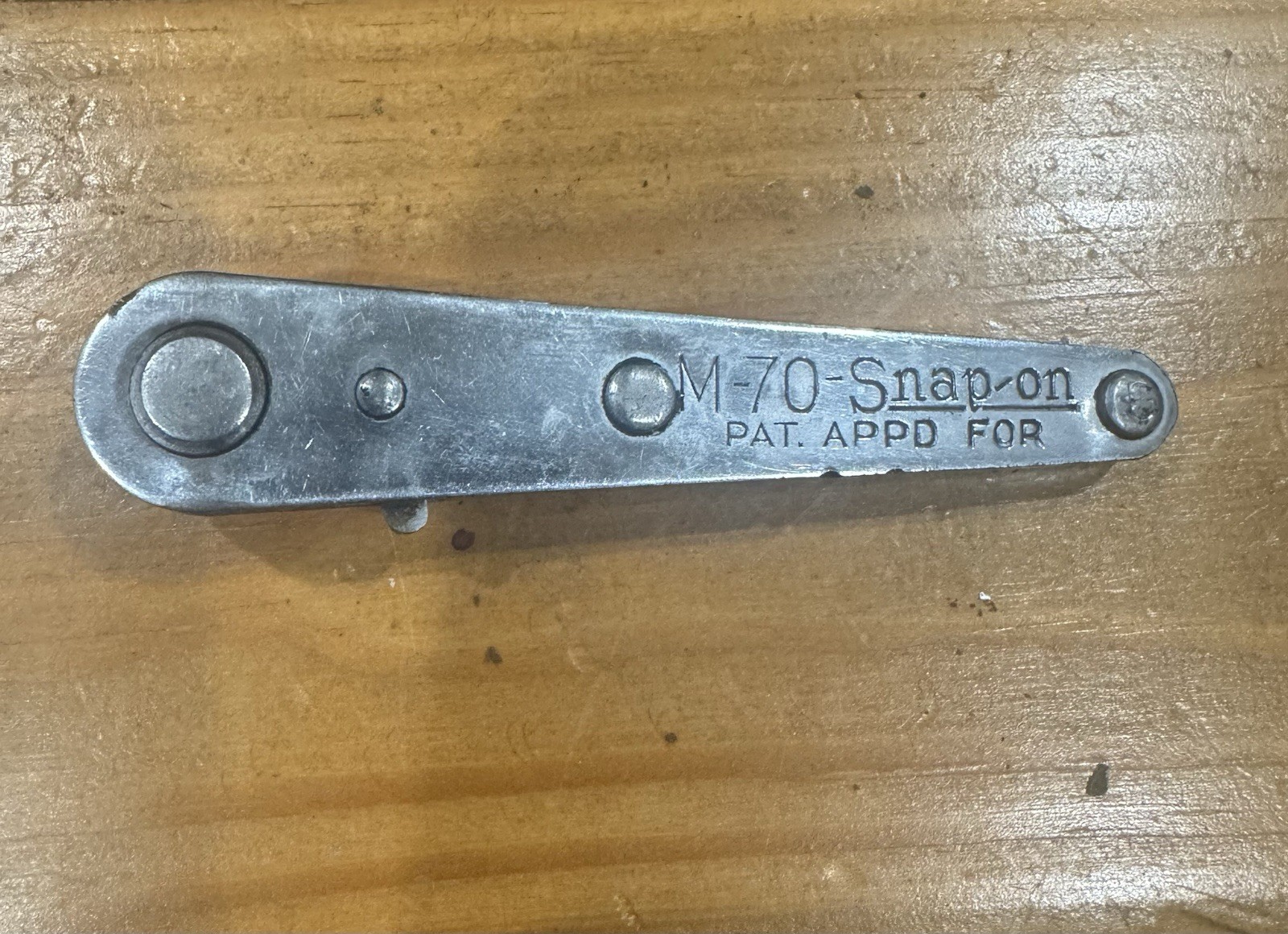 RARE 1936 Snap On M70 Working Ratchet. Made In USA