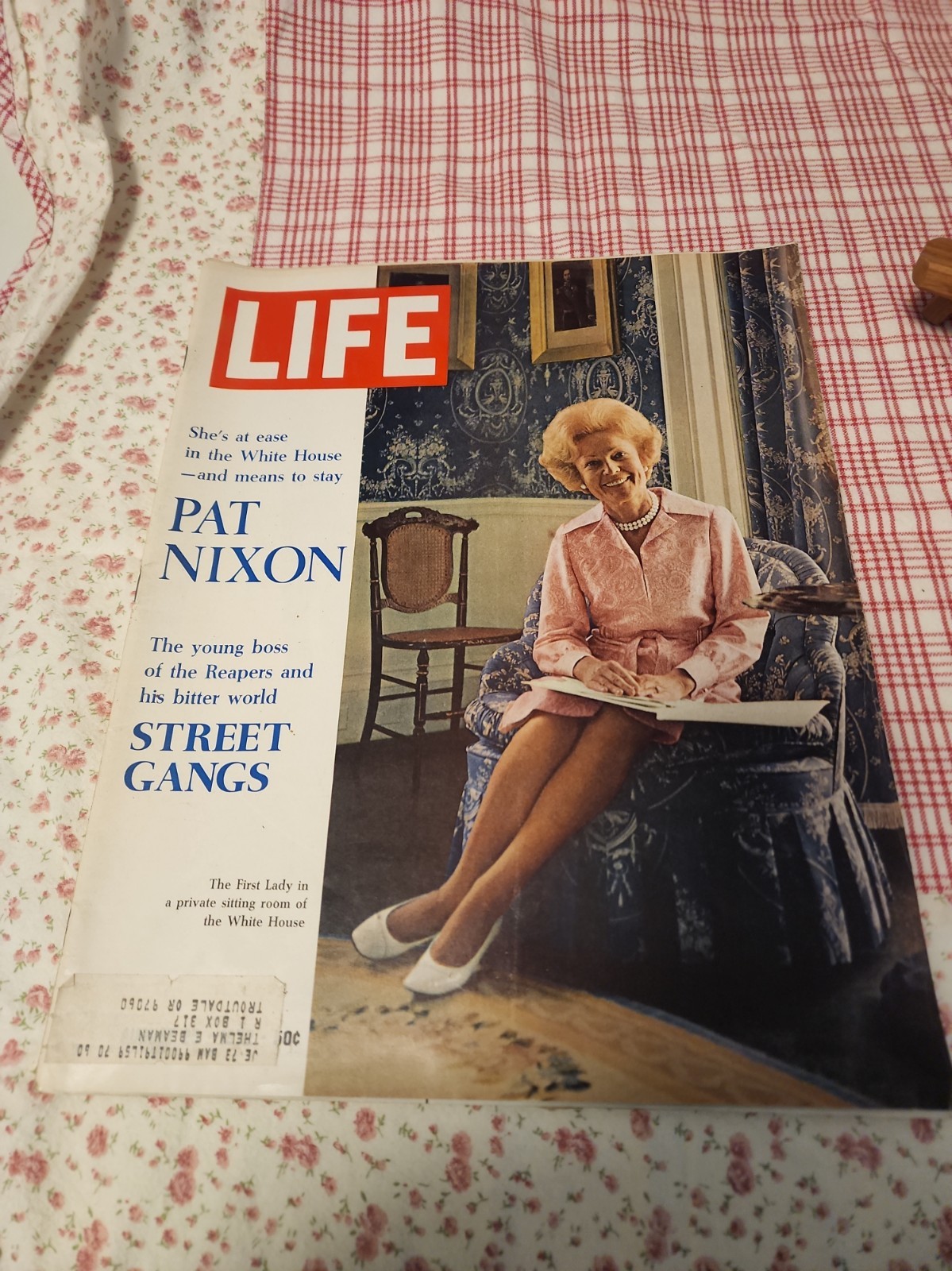 VTG Life Magazine August 25 1972 Pat Nixon White House Front Cover VTG Original VTG Life Magazine August 25 1972 Pat Nixon White House Front Cover VTG Original