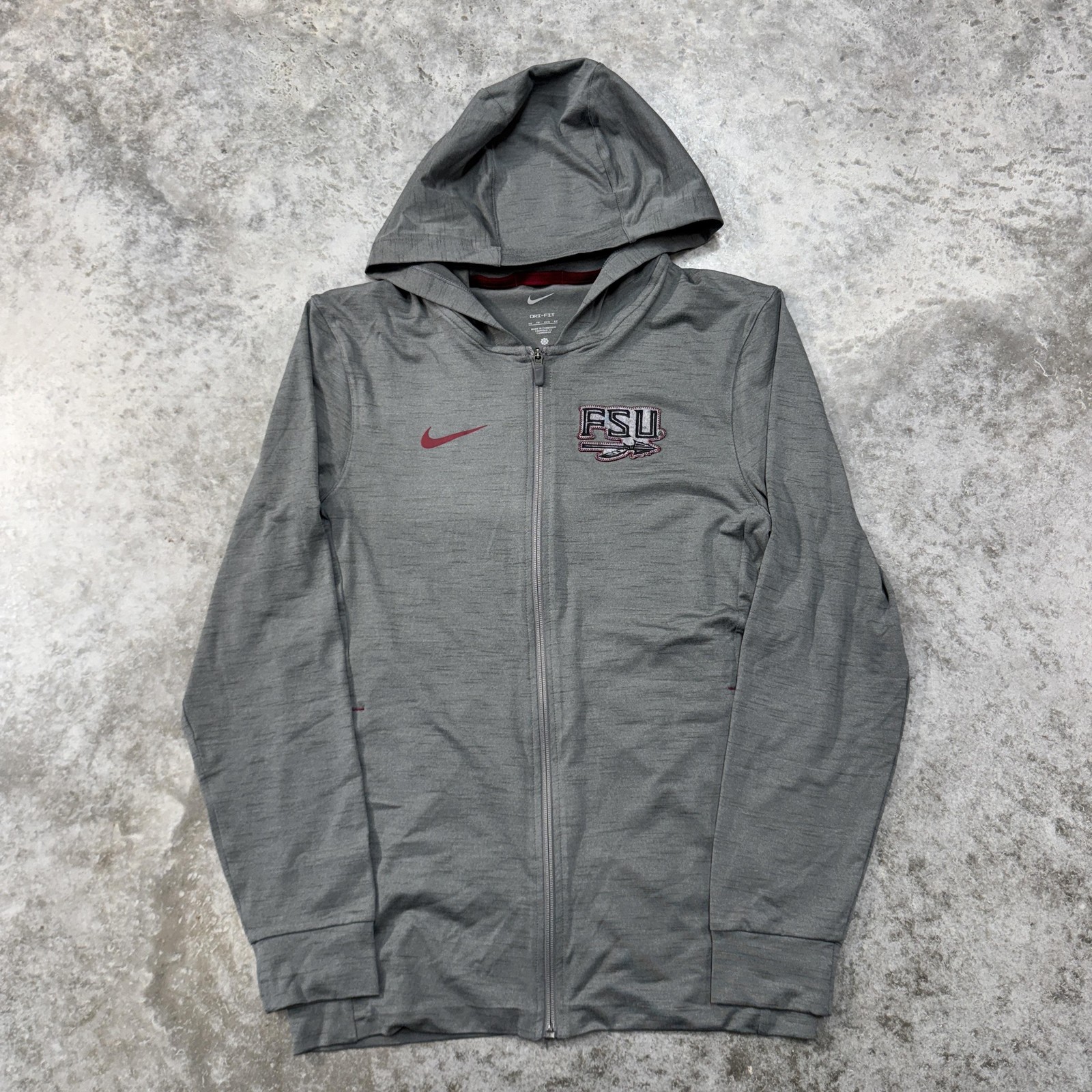 Florida State Seminoles Hoodie Mens XS NCAA Football Nike Dri Fit jacket 