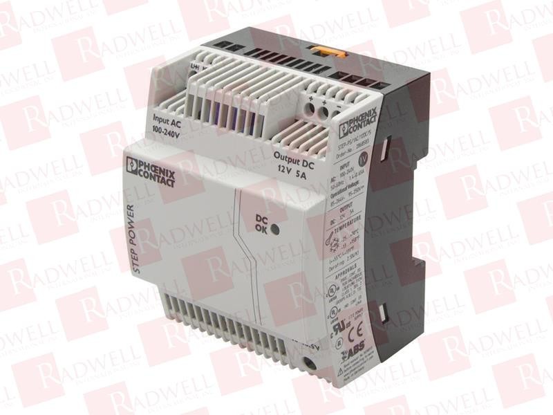 PHOENIX CONTACT STEP-PS/ 1AC/12DC/5 / STEPPS1AC12DC5 (BRAND NEW)