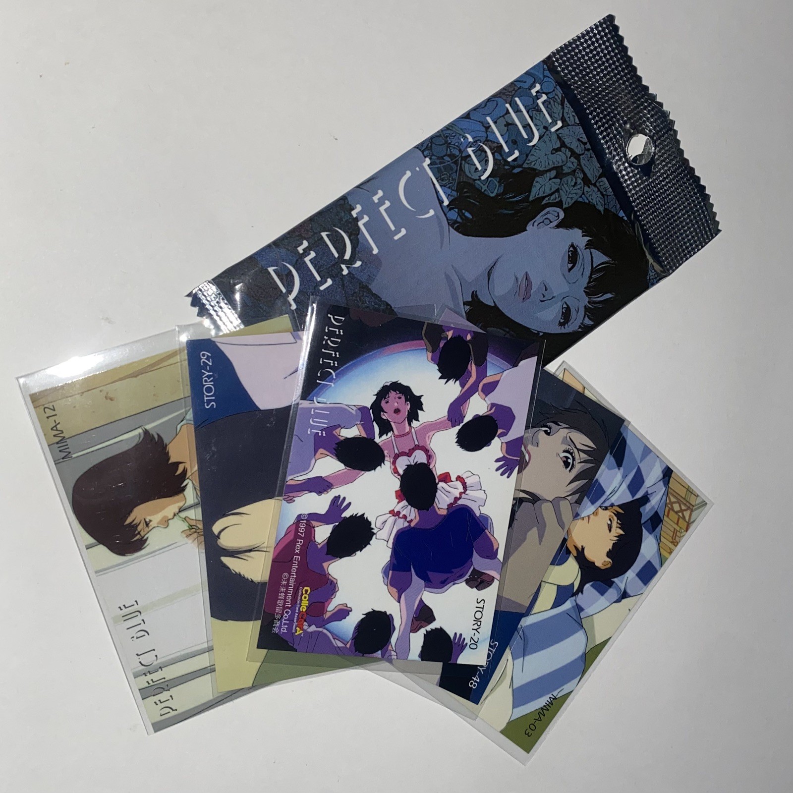 Perfect Blue Vintage Trading Cards - Rare 1997 Satoshi Kon Anime - 5 Cards Perfect Blue Vintage Trading Cards - Rare 1997 Satoshi Kon Anime - 5 Cards