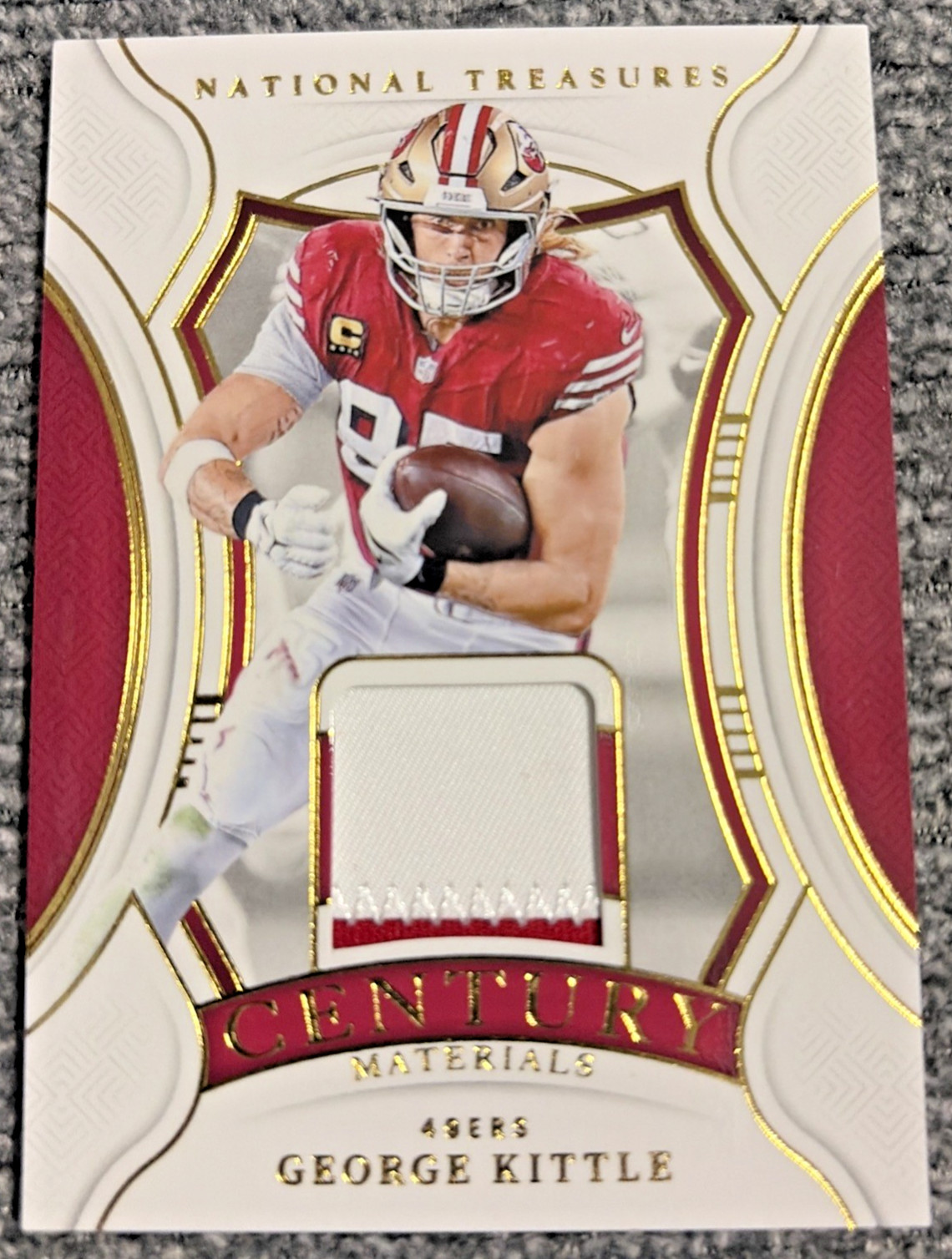 2024 National Treasures CM-GKE Century Materials /49 George Kittle
