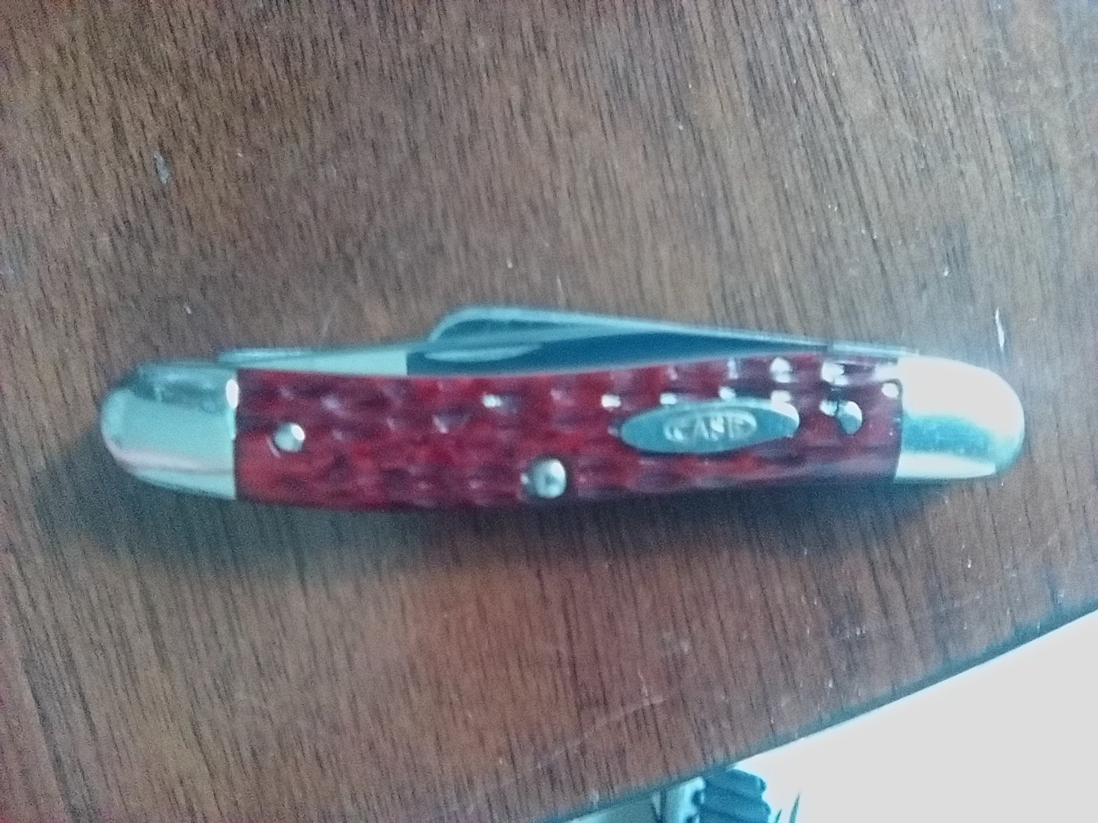 1944 Case XX Redbone Knife 3 blade no cracks. 1944 Case XX Redbone Knife 3 blade no cracks.