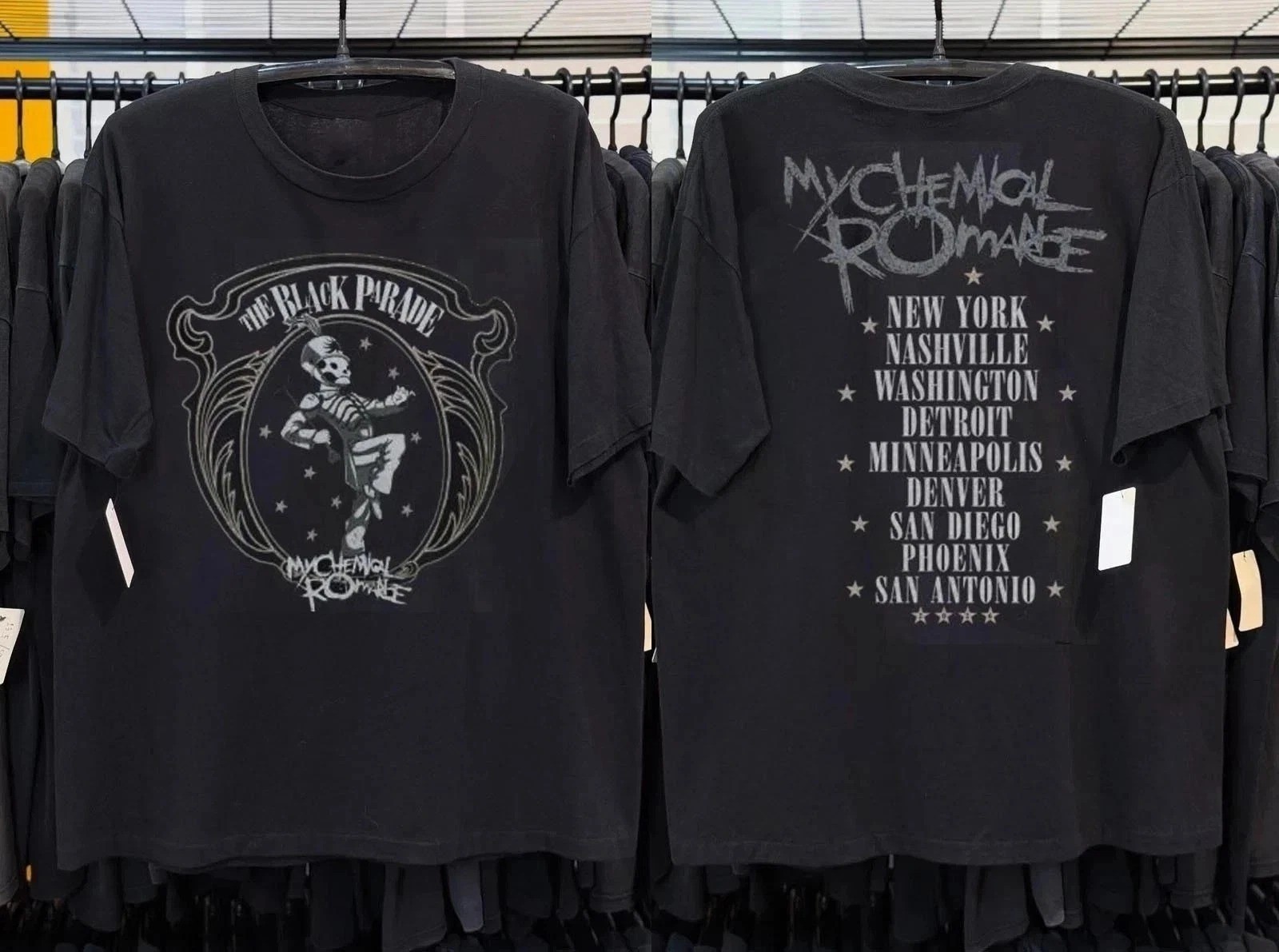 MCR The Black Parade Tour 2026 North America T shirt Reprint