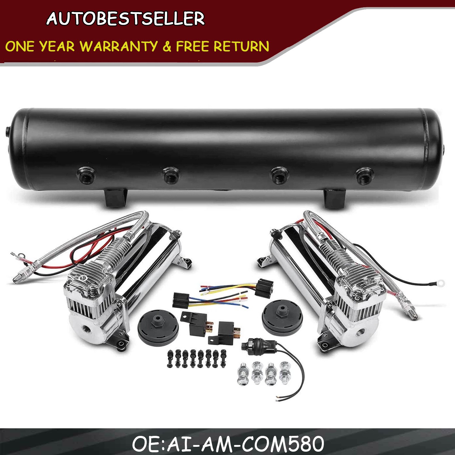 For 580 Air Ride Suspension Compressors 150 psi On 180 psi Off Pressure Switch