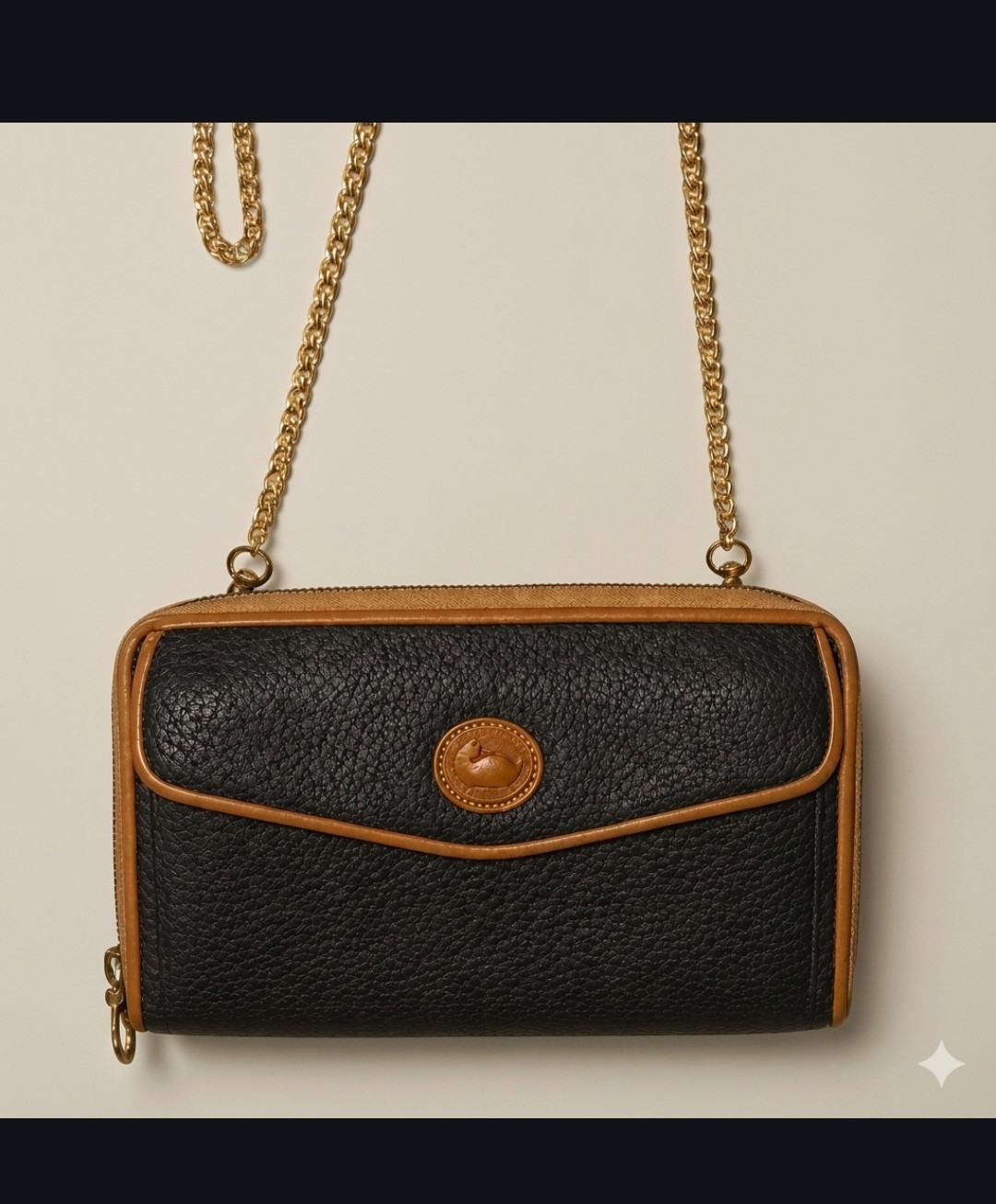 Vintage Dooney And Bourke AWL Zip Wallet Purse