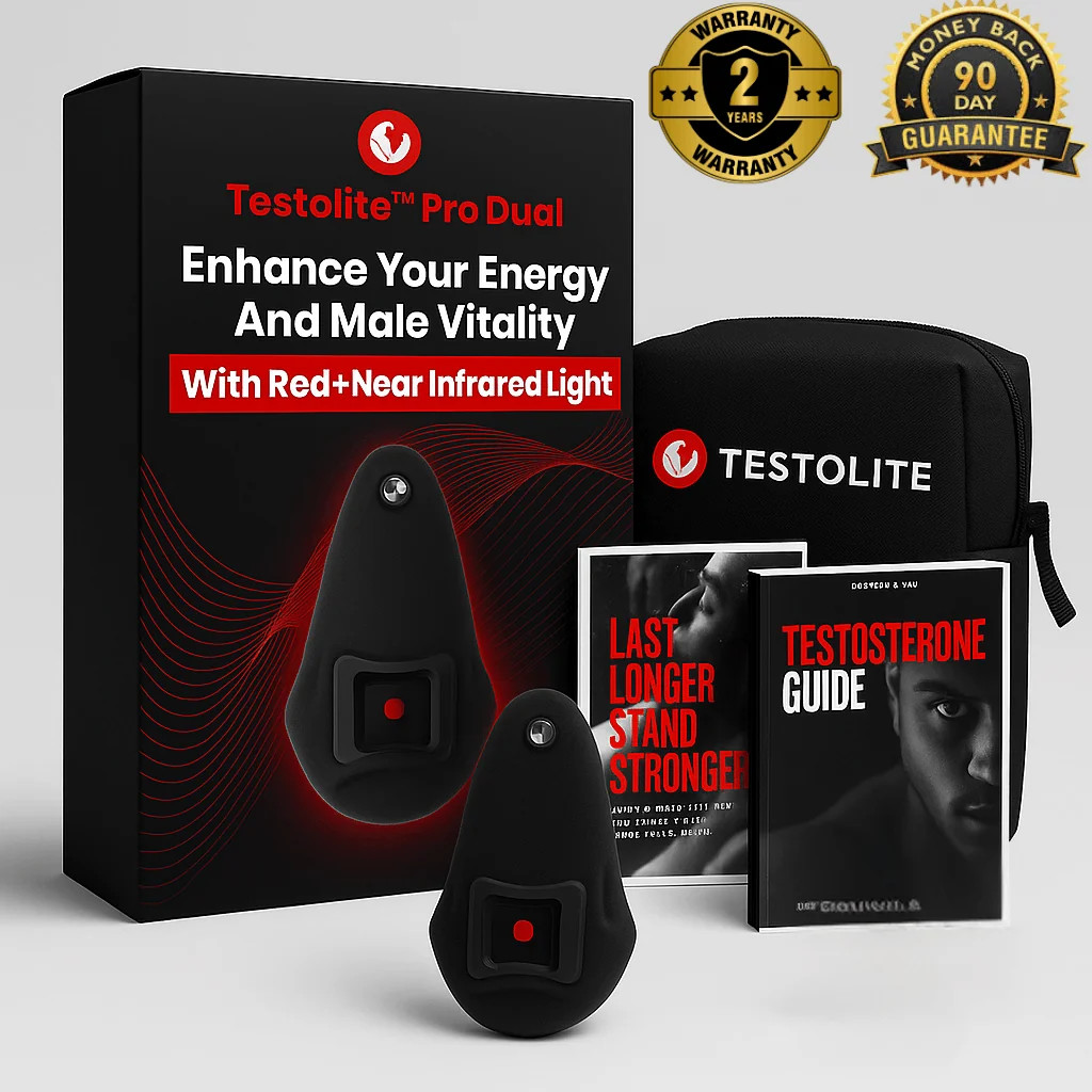 Testolite® PRO Dual — Red Light Therapy Device + 3 FREE Gifts | Testolite