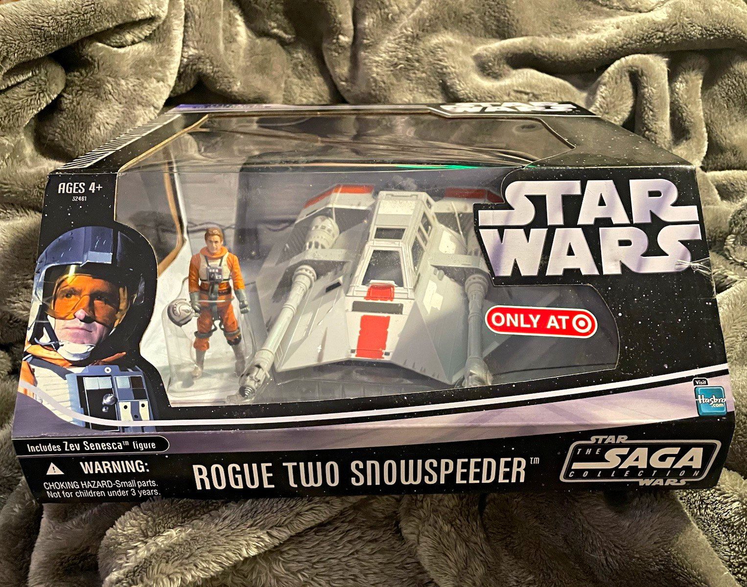 Hasbro Star Wars Saga Collection Rogue Two Snowspeeder Vehicle Zev Senesca 2006 Hasbro Star Wars Saga Collection Rogue Two Snowspeeder Vehicle Zev Senesca 2006