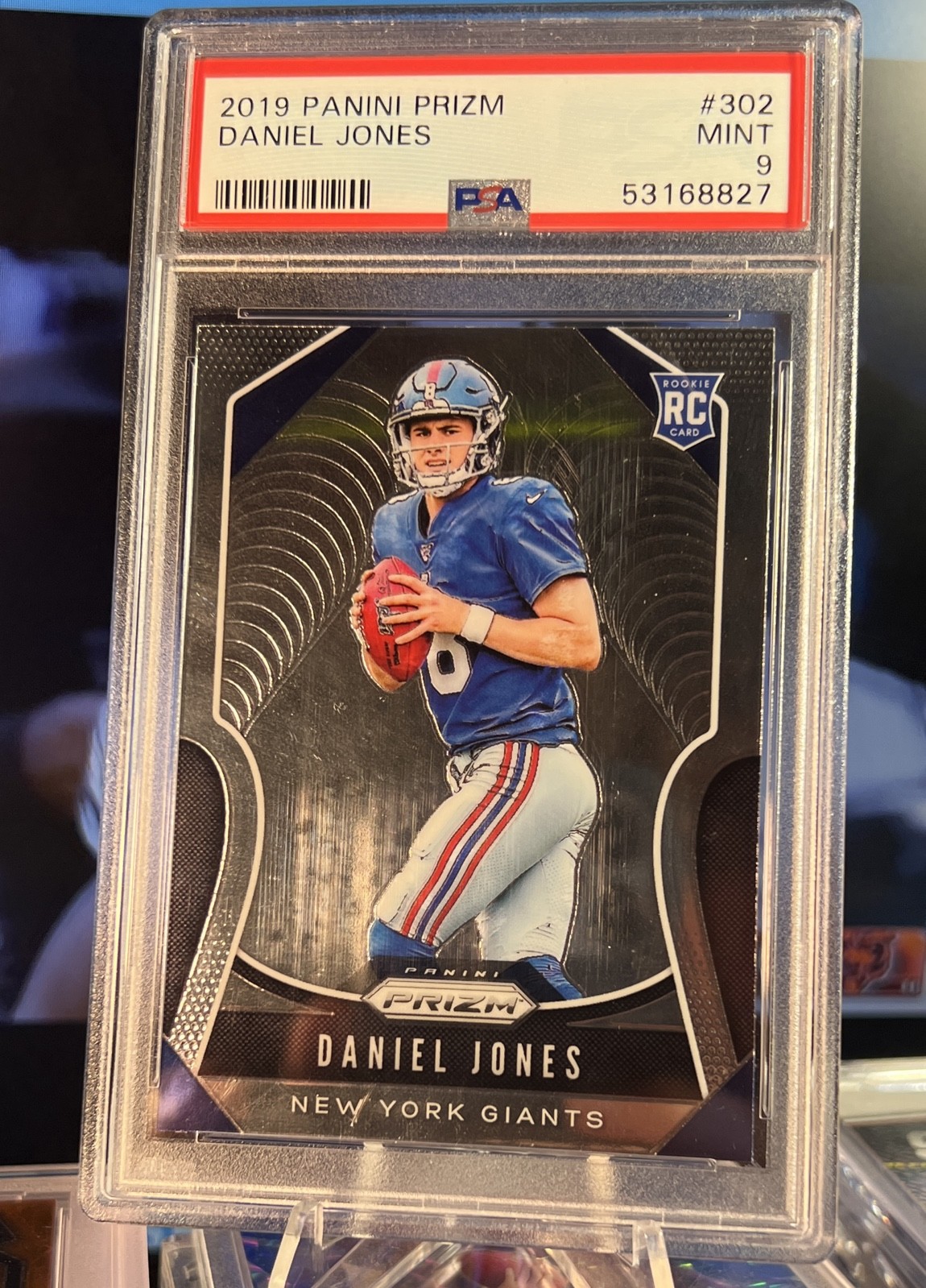 2019 Panini Prizm Daniel Jones RC PSA 9