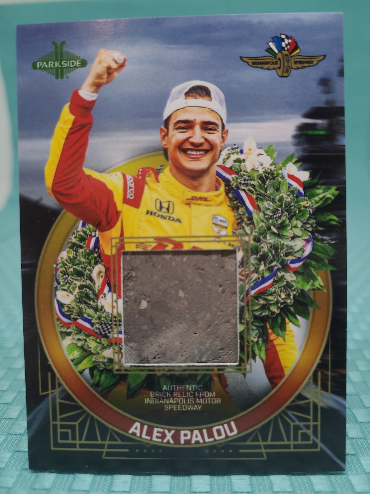 2026 Parkside Indycar Collection Alex Palou IMS Brick Relic-1 B 2026 Parkside Indycar Collection Alex Palou IMS Brick Relic-1 B