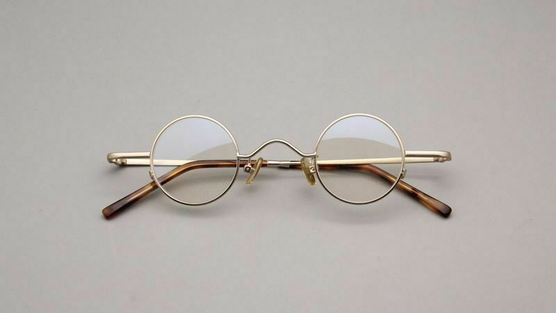 Vintage Small Round 34mm Glasses Mens Women Stainless steel Eyeglasses Frames