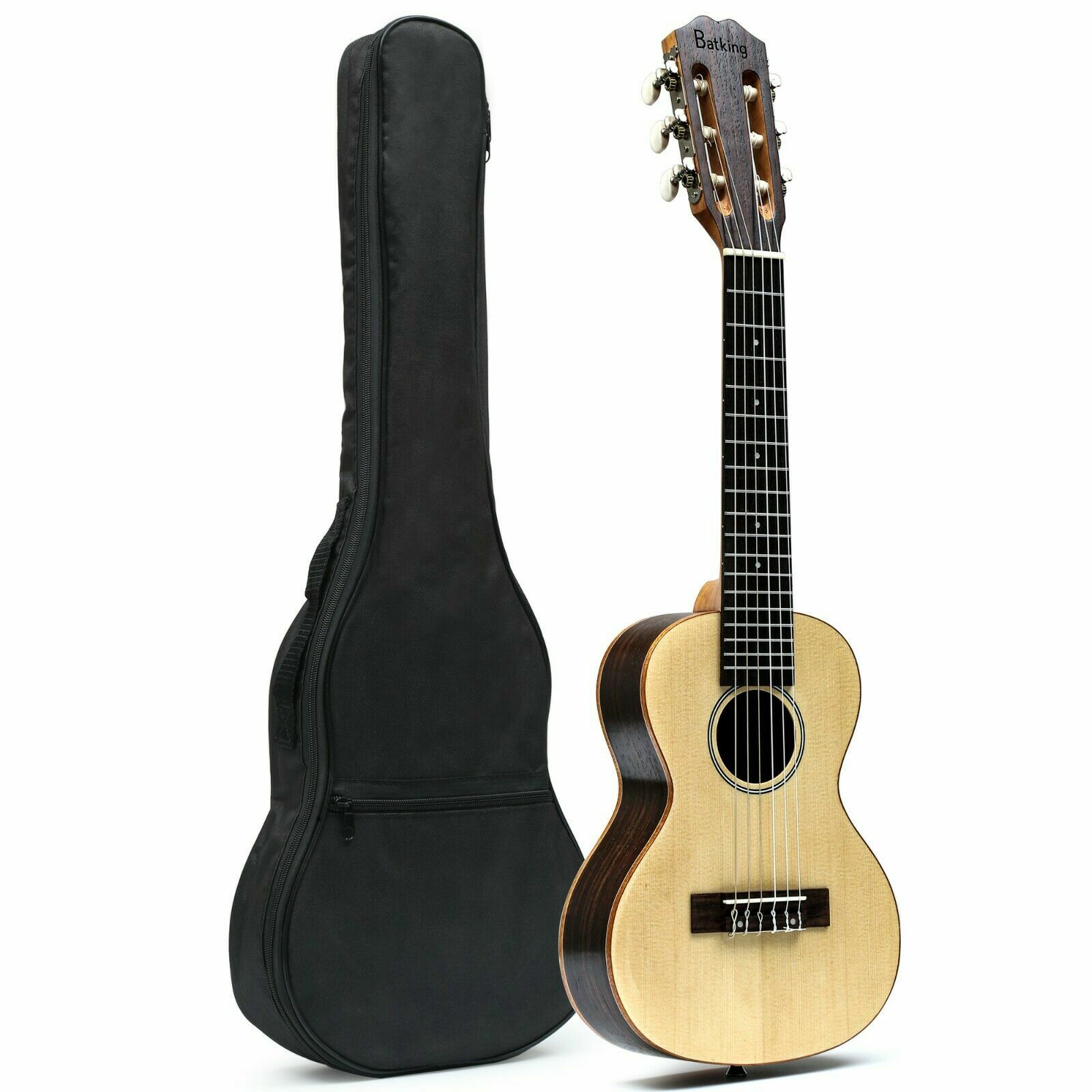 Batking 28\'\' Guitalele 6 String Ukulele with Mini Travel Guitar Bag