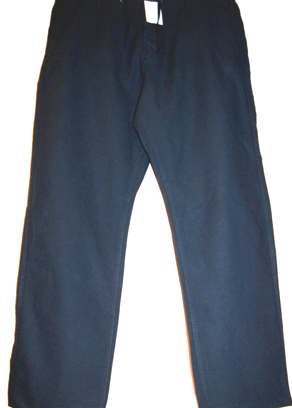 H&M Men\'s Blue Linen Blend Pants Trousers Size US 38 R