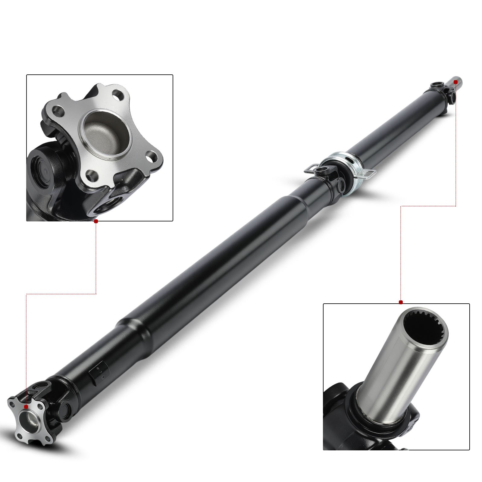 81.625 IN Rear Driveshaft Prop Shaft Assembly for Toyota Tundra 00-04 4.7L RWD