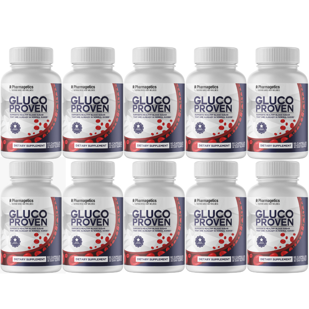 Gluco Proven, Blood Sugar Formula - 10 Bottles 