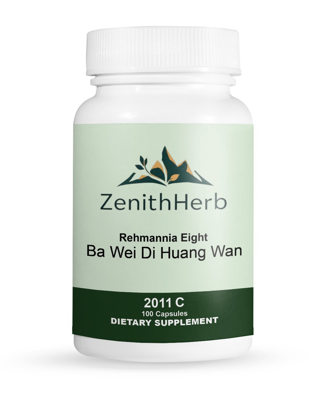 ZentihHerb Ba Wei Di Huang Wan, Rehmannia Eight 200 Count Capsules