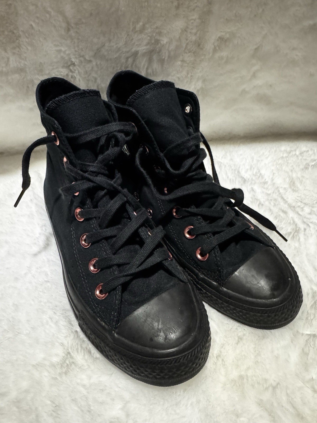 Converse Chuck Taylor All Star High Top Black Canvas size 6 Lace-Up Sneakers Converse Chuck Taylor All Star High Top Black Canvas size 6 Lace-Up Sneakers
