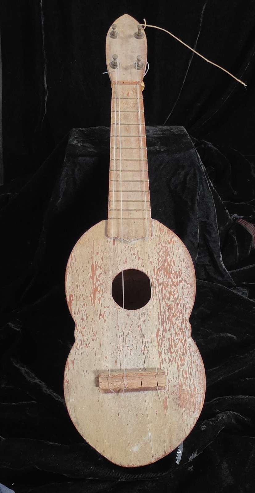 Rare 1930s Cox Cocoanut Ukulele Automotive Service Co Honolulu Serial #527 Cocon