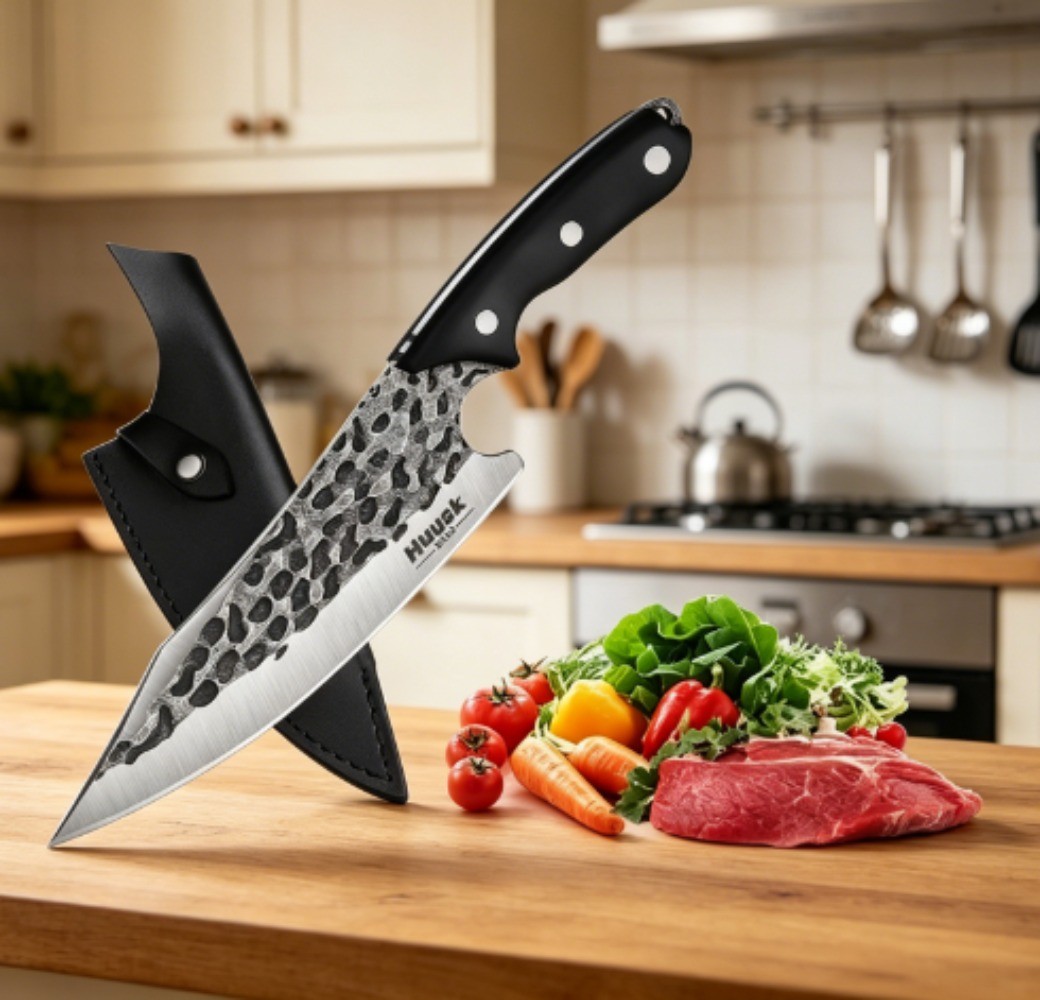 Viking Chef Knife Japan Kitchen Meat Cleaver Butcher Boning Knife Asian Kitchen
