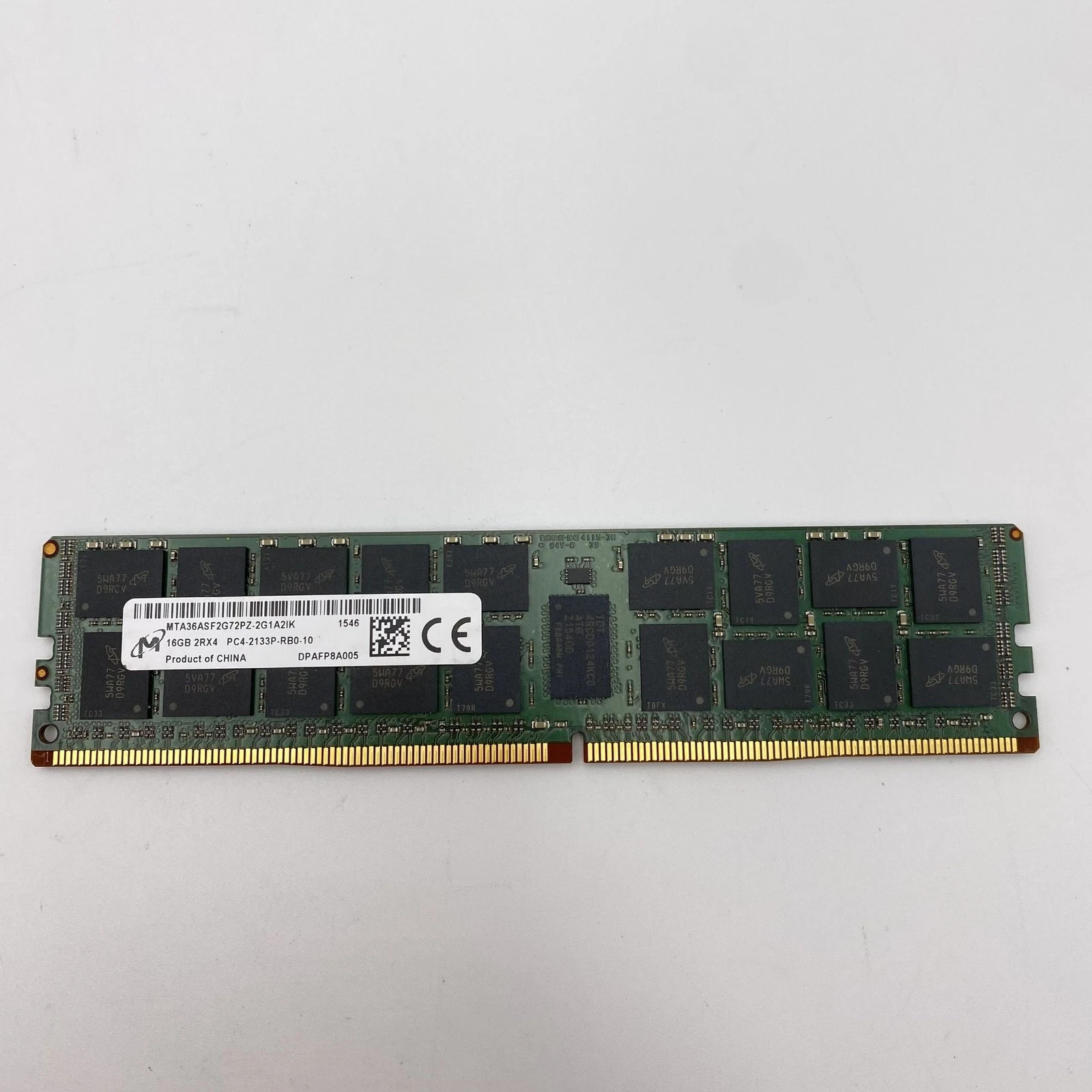 MICRON 16GB PC4-17000 DDR4-2133MHz SERVER ECC RAM MTA36ASF2G72PZ-2G1A2IK/2G1A2II MICRON 16GB PC4-17000 DDR4-2133MHz SERVER ECC RAM MTA36ASF2G72PZ-2G1A2IK/2G1A2II