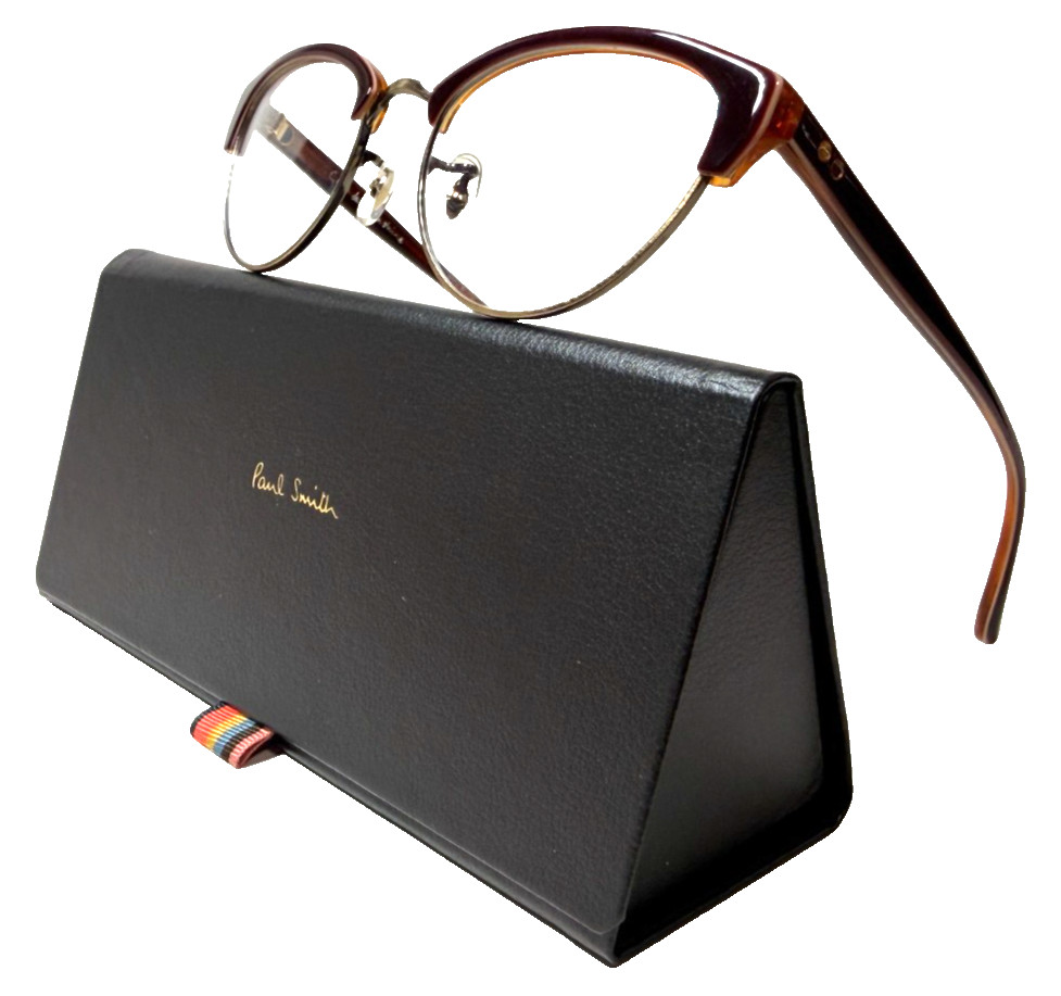 RARE PAUL SMITH HARLYN PM 8195 1289 SHINY BROWN BRONZE AUTHENTC EYEGLASSES 50-18