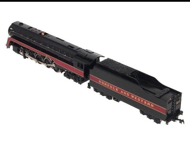 Bachmann 41-0657-A4 HO N&W Class J 611 4-8-4 Steam Locomotive & Tender #611 EX Bachmann 41-0657-A4 HO N&W Class J 611 4-8-4 Steam Locomotive & Tender #611 EX