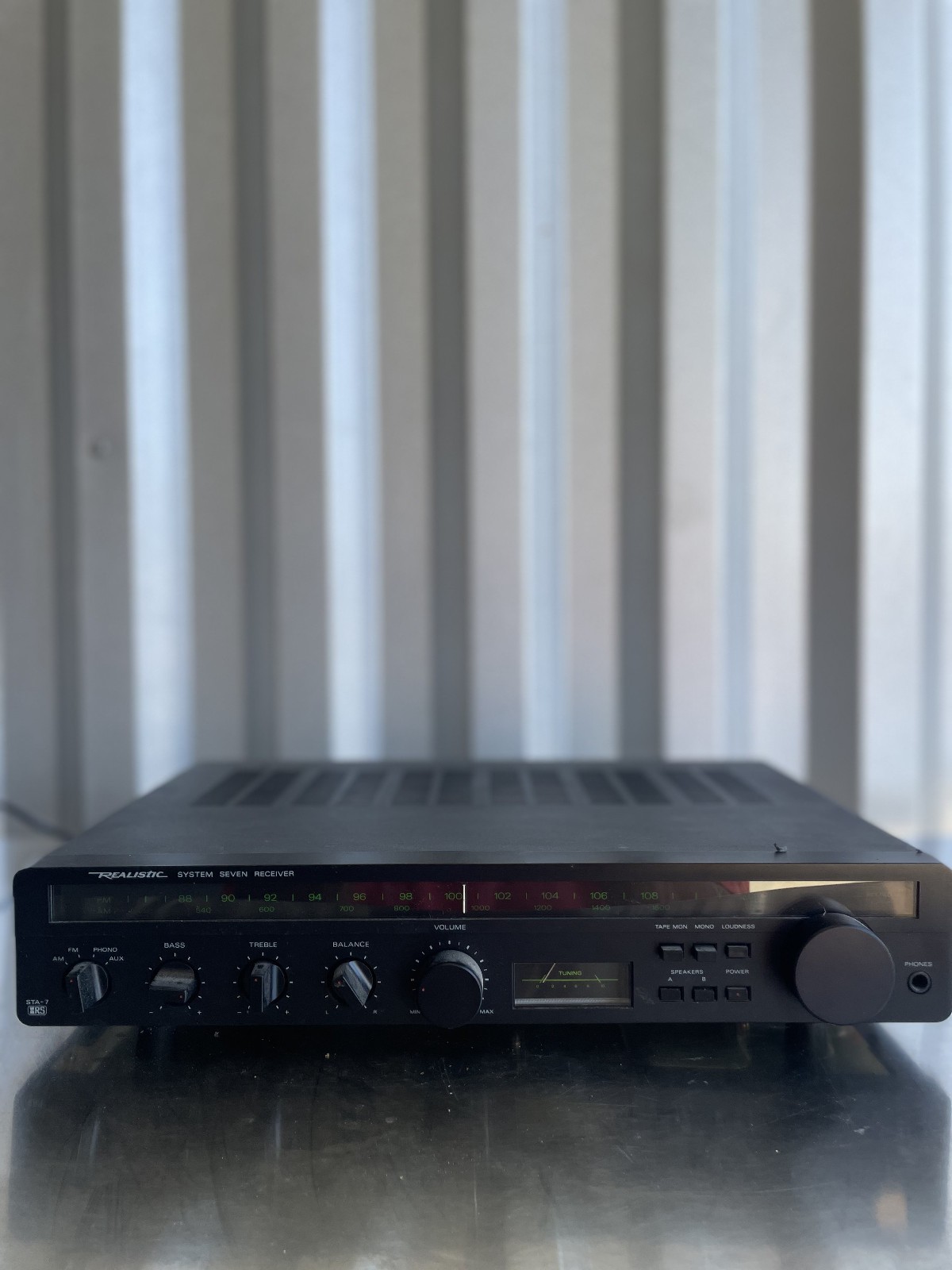 Realistic STA-7 System Seven AM/FM Stereo Receiver Vintage Tested Works Realistic STA-7 System Seven AM/FM Stereo Receiver Vintage Tested Works