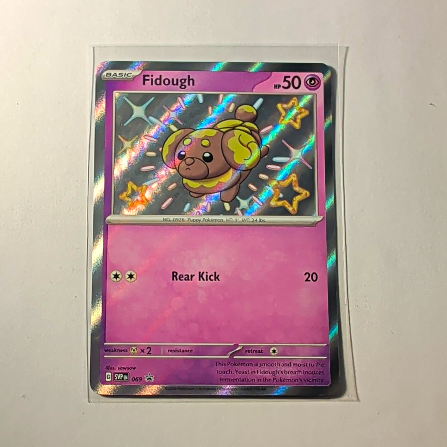 The Pokémon Company Fidough 069 Holo Promo EN SV Scarlet & Violet Promo The Pokémon Company Fidough 069 Holo Promo EN SV Scarlet & Violet Promo