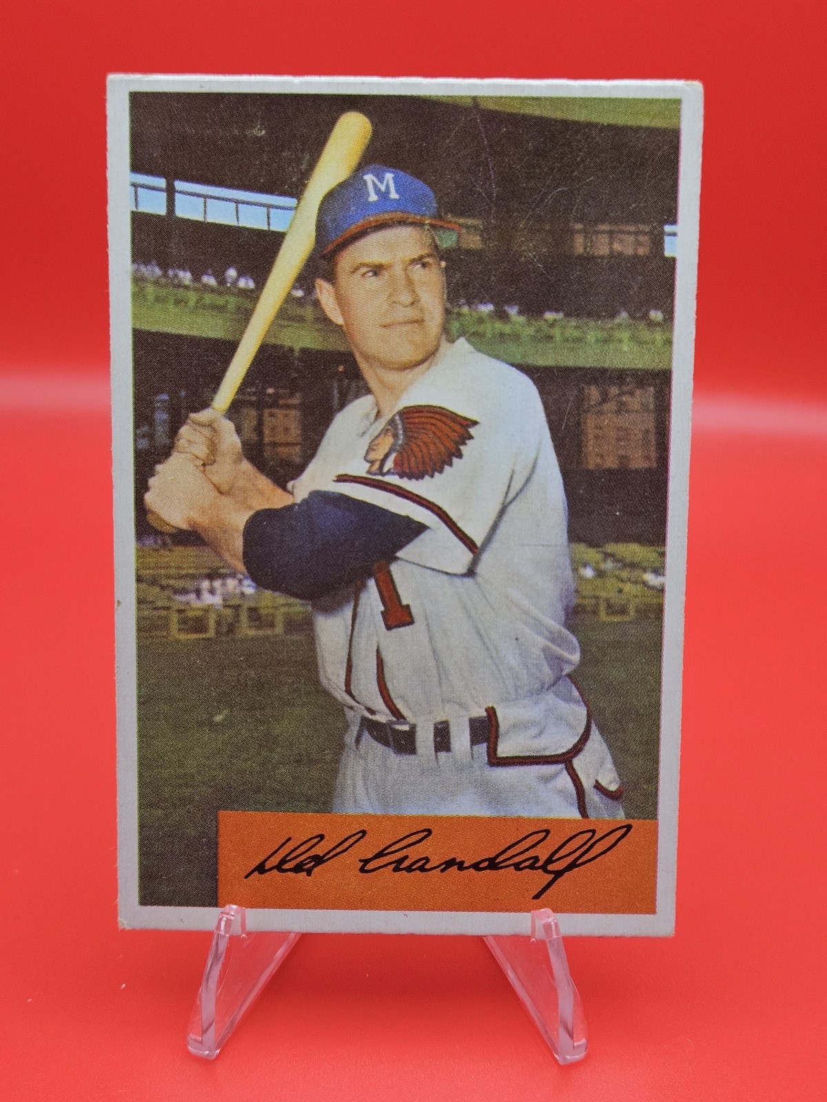 1954 Bowman #32 Del Crandall 1954 Bowman #32 Del Crandall