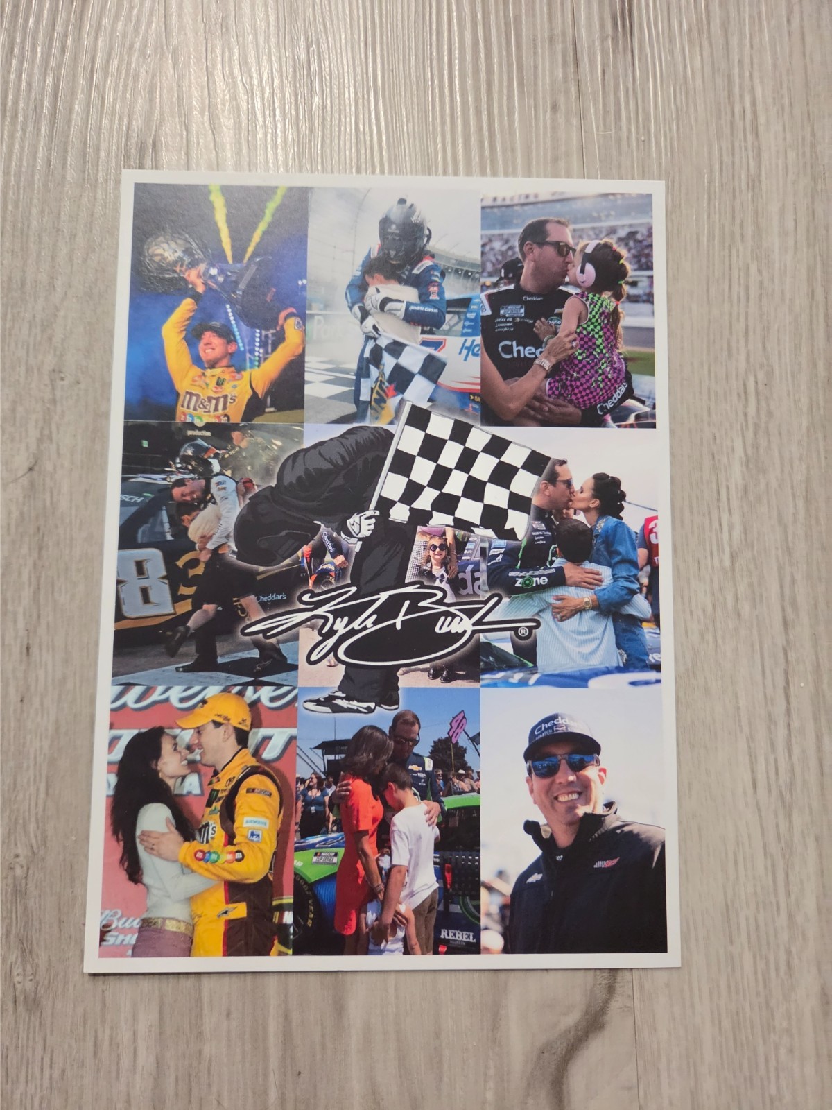 Kyle Busch NASCAR JGR RCR 2026 Celebration of Life Postcard October Rowdy Kyle Busch NASCAR JGR RCR 2026 Celebration of Life Postcard October Rowdy