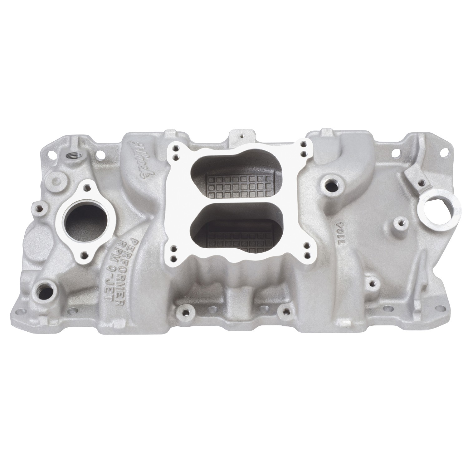 Edelbrock 7104 Performer RPM Q-JET Intake Manifold for Small Block Chevy