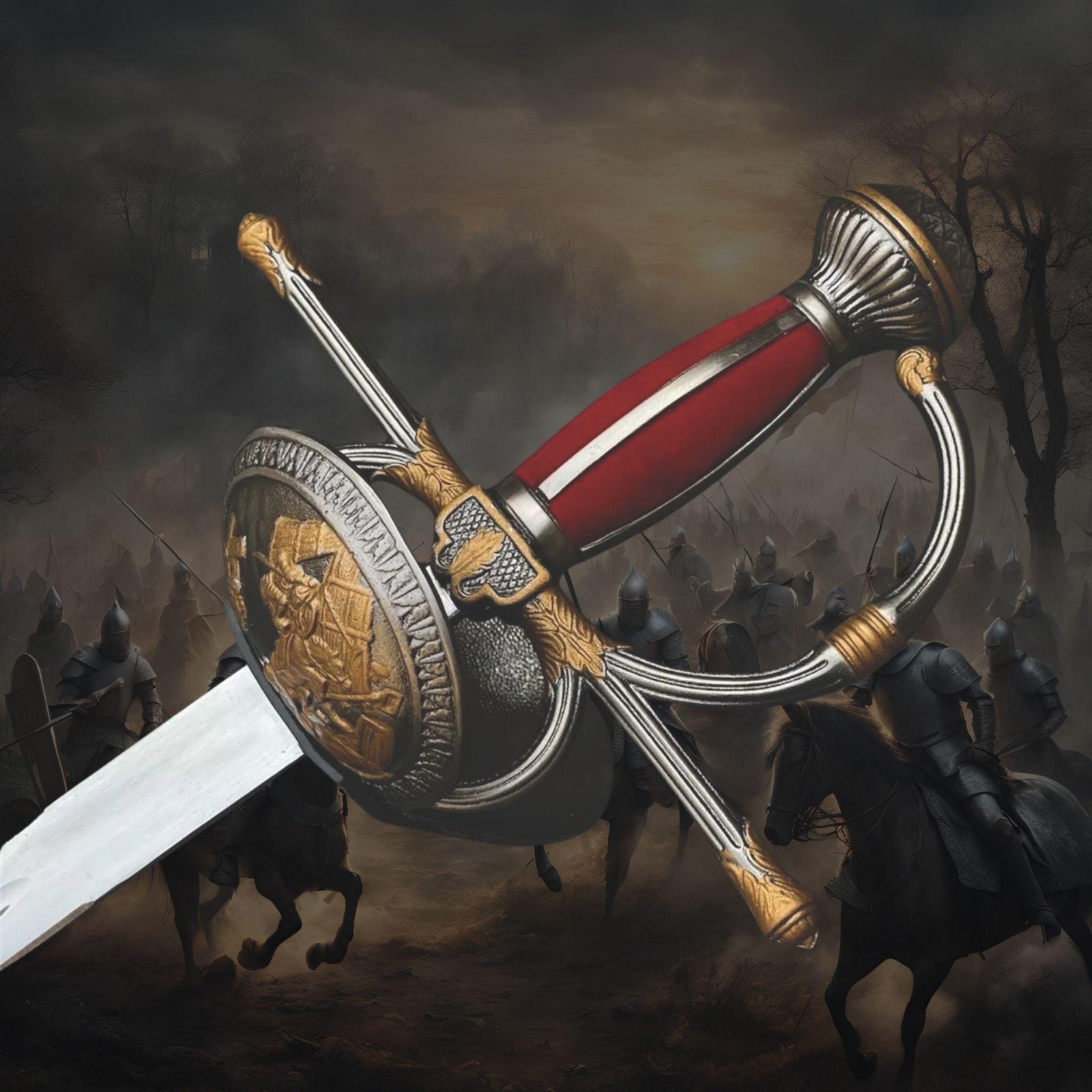 Handmade Quixote Rapier Sword 40 Handmade Quixote Rapier Sword 40