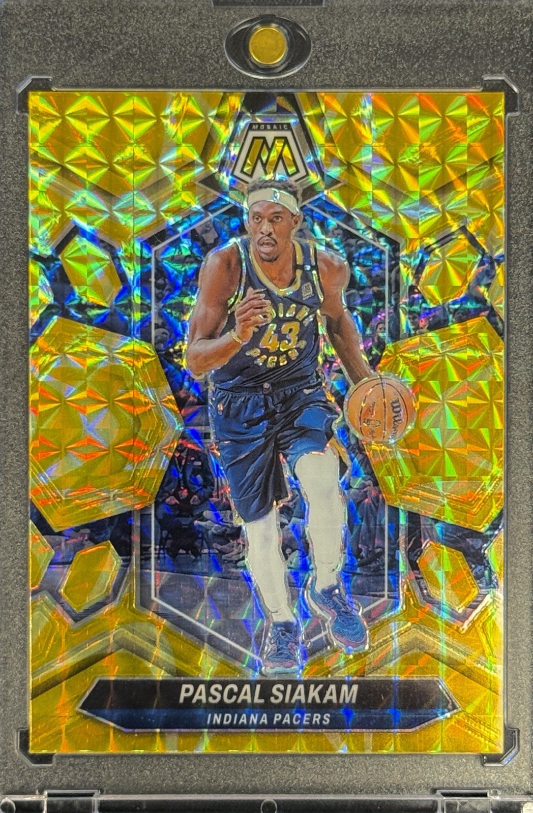 PASCAL SIAKAM RARE GOLD BLUE REFRACTOR INVESTMENT CARD MOSAIC PACERS MINT PASCAL SIAKAM RARE GOLD BLUE REFRACTOR INVESTMENT CARD MOSAIC PACERS MINT