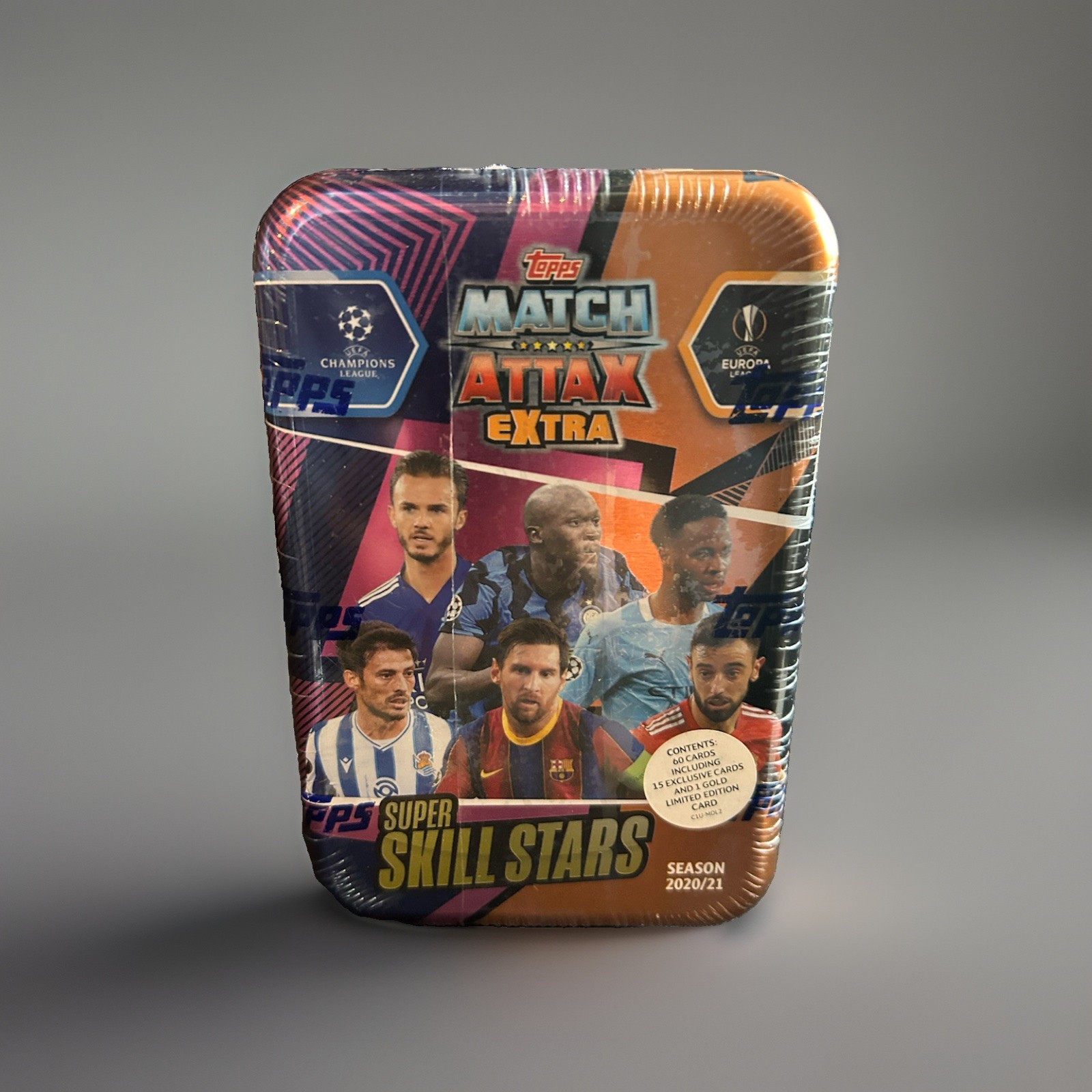 2020-21 TOPPS MATCH ATTAX EXTRA UEFA CHAMPIONS & EUROPA LEAGUE SOCCER TIN 2020-21 TOPPS MATCH ATTAX EXTRA UEFA CHAMPIONS & EUROPA LEAGUE SOCCER TIN