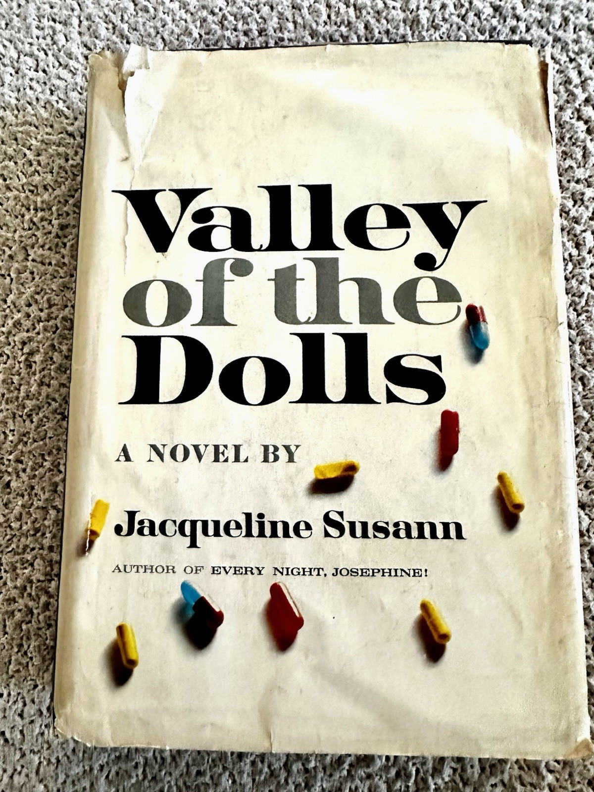 1966 1st Ed./4th Print., (Signed) Valley of the Dolls, Jacquelin Susann, DJ 1966 1st Ed./4th Print., (Signed) Valley of the Dolls, Jacquelin Susann, DJ