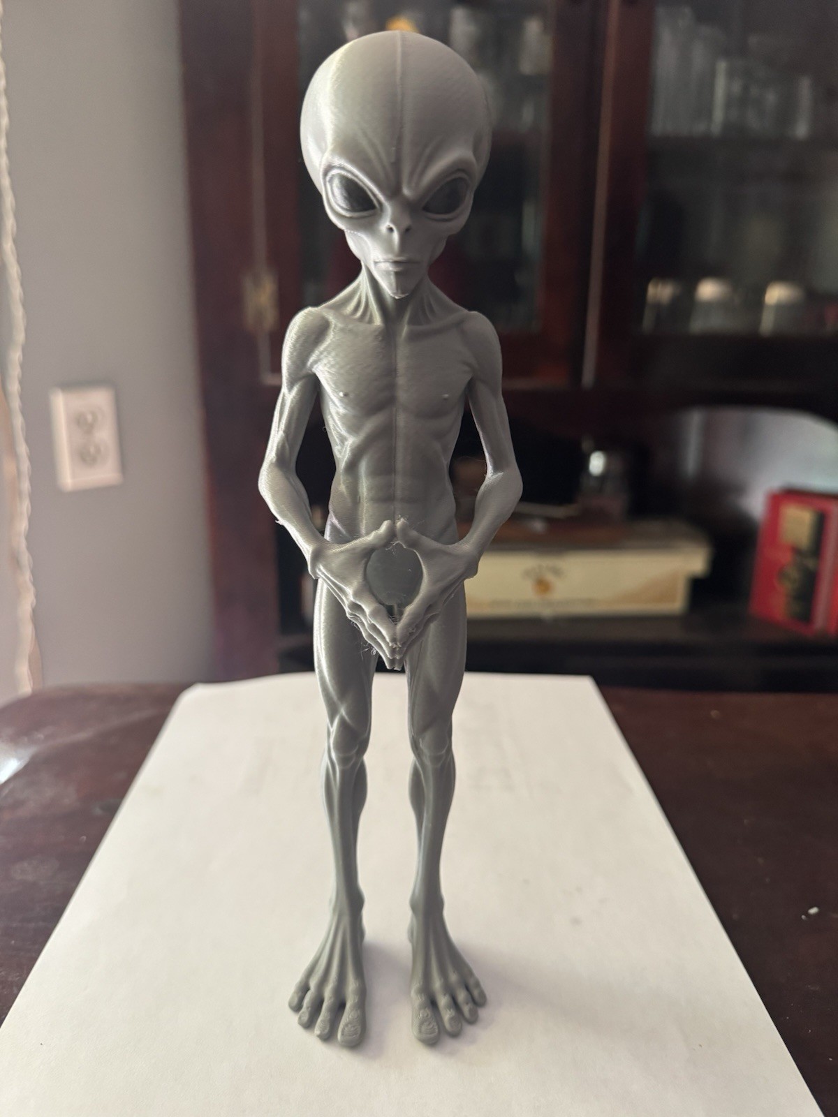 10” Tall Gray Alien 3D Printed 10” Tall Gray Alien 3D Printed