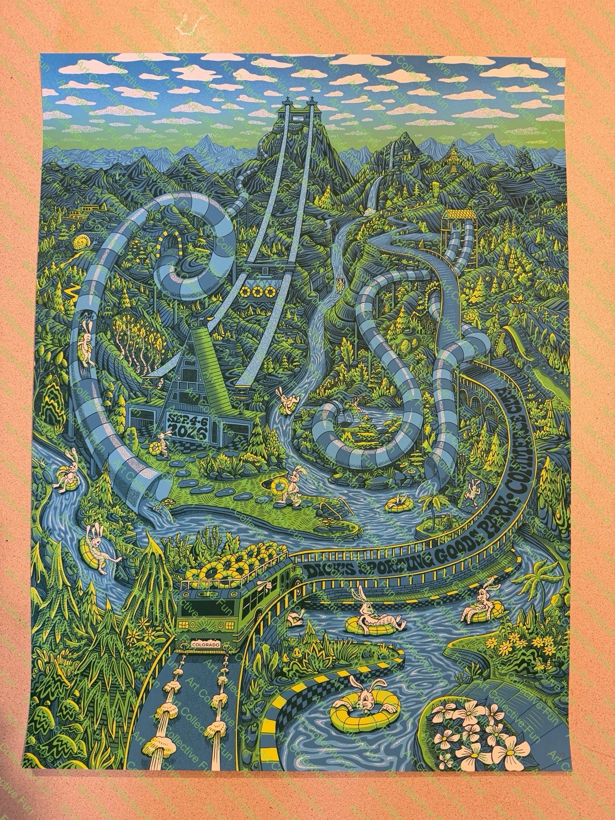 ⛰️Phish Poster Dicks 9/4 9/5 9/6 Commerce City Colorado Denver Dylan Fant