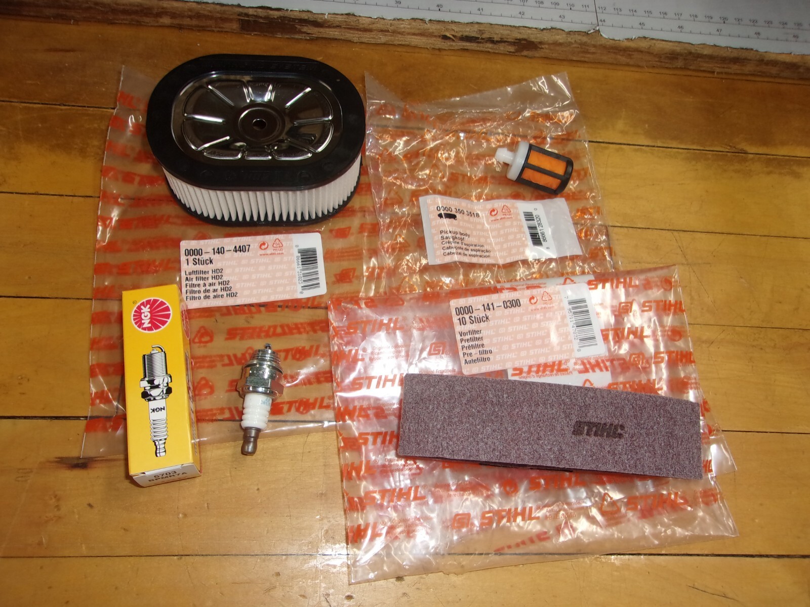 Stihl OEM Service Kit Filter's Spark Plug 0000-140-4407 461 460 046 660 #GM-B2D2