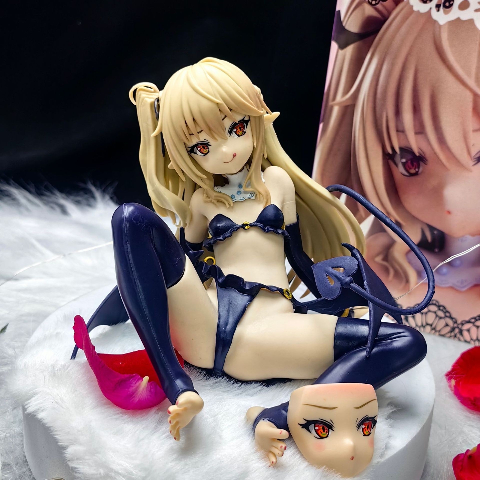 Anime Hentai Sexy Devil Girl PVC Figure Model Statue Statue Figure W/Box H18CM