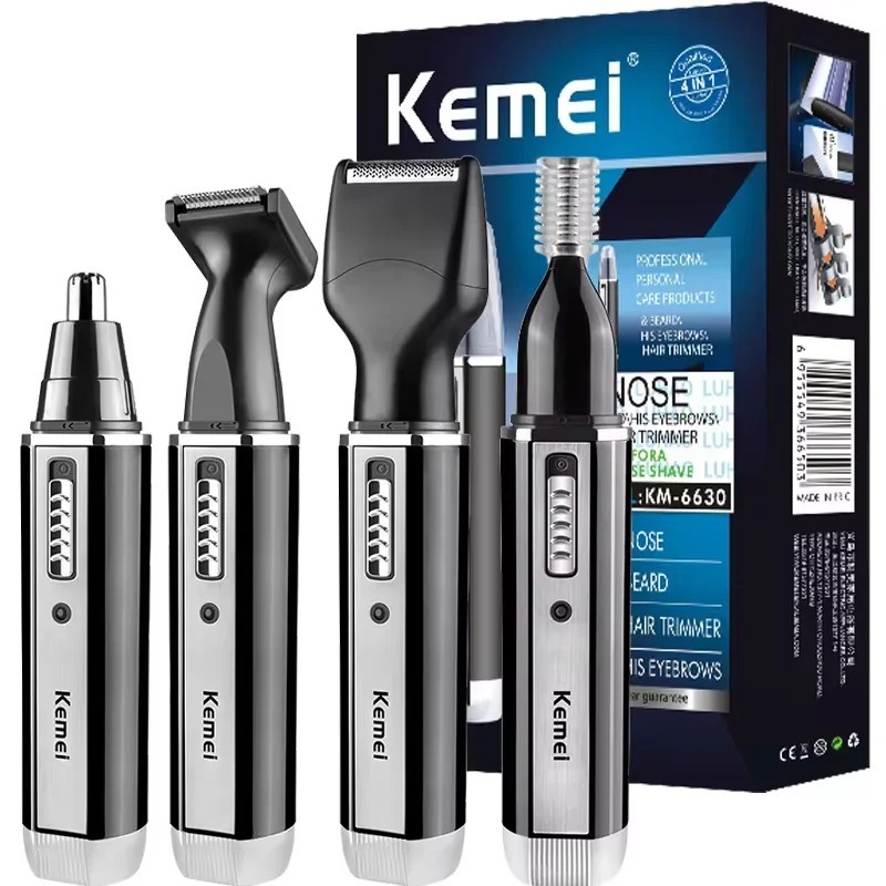 4-in-1 Rechargeable Trimmer for Nose, Beard, Ear, Eyebrow Hair/ Men Grooming Kit 4-in-1 Rechargeable Trimmer for Nose, Beard, Ear, Eyebrow Hair/ Men Grooming Kit