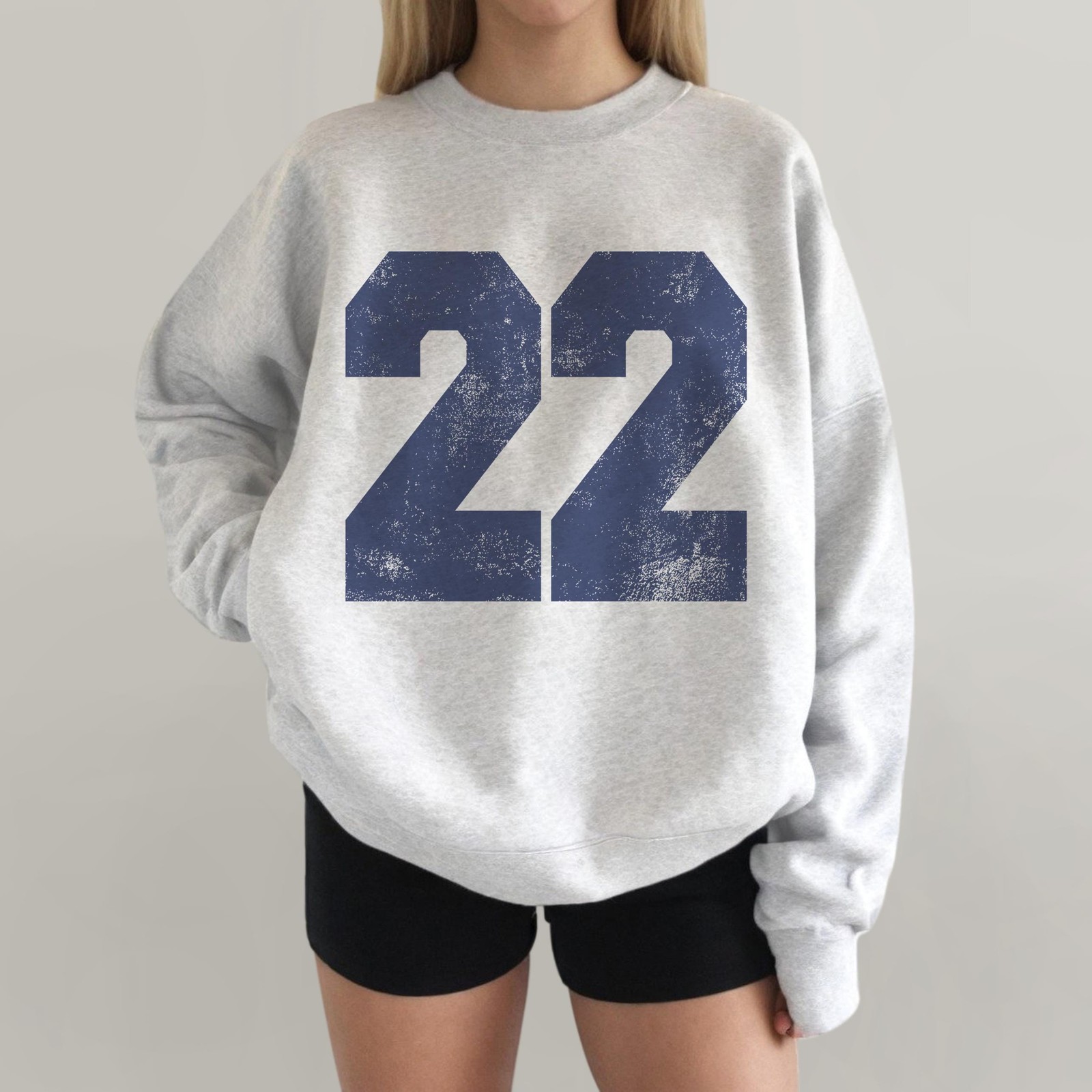 Custom Jersey Number Football Sweatshirt Game Day Team Spirit Sports Fan
