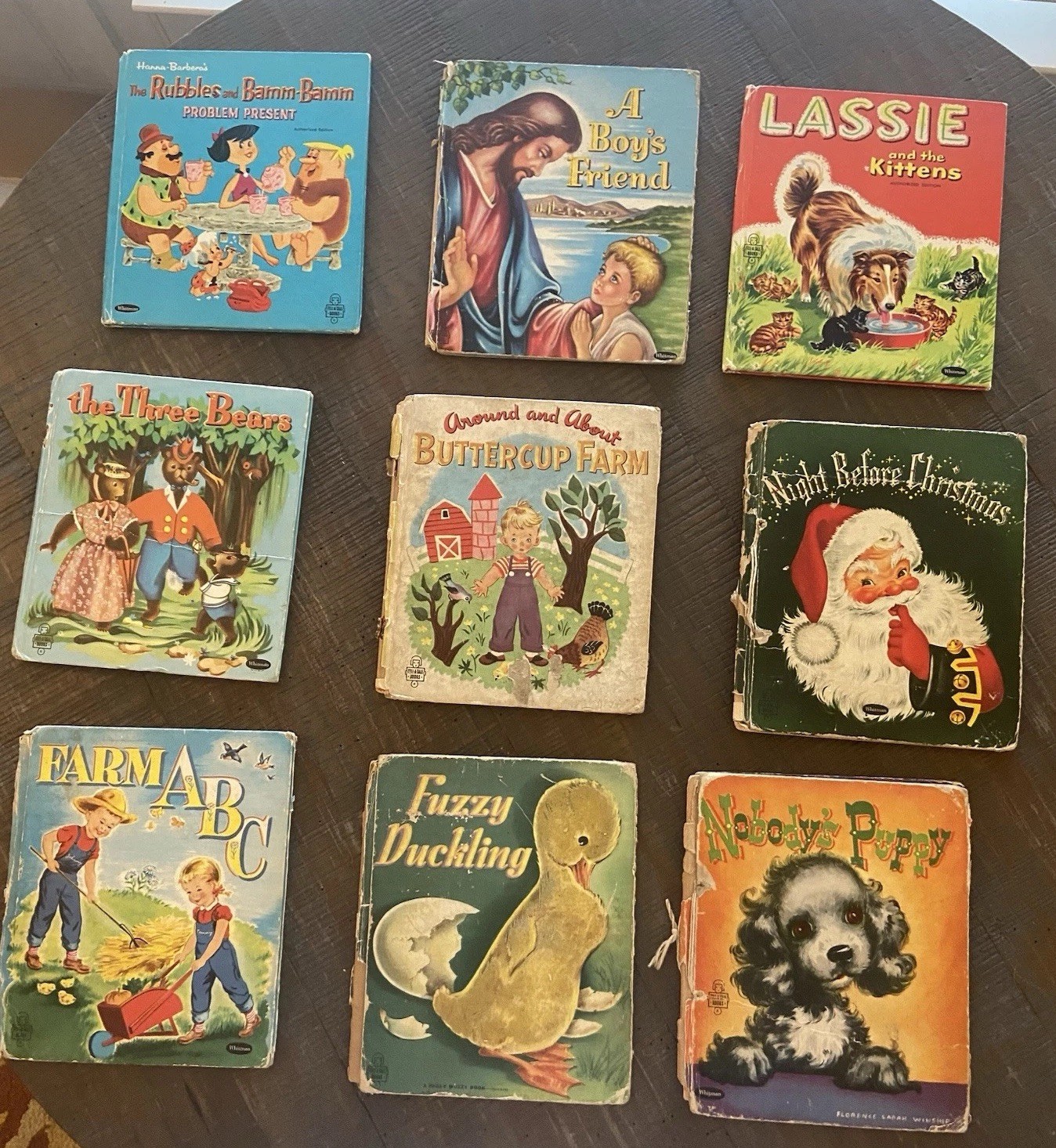Vintage 1950s-1960s Whitman Tell-A-Tale Children's Books~Lot Of 9